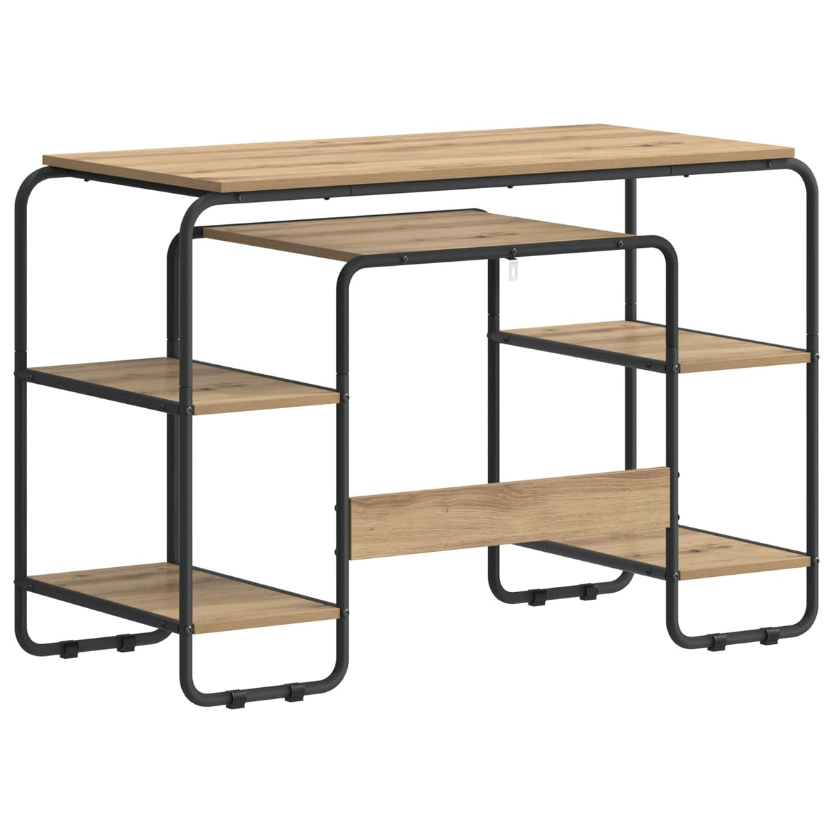 Desk with Storage Artisan Oak 113.5 x 52 x 75.5 cm