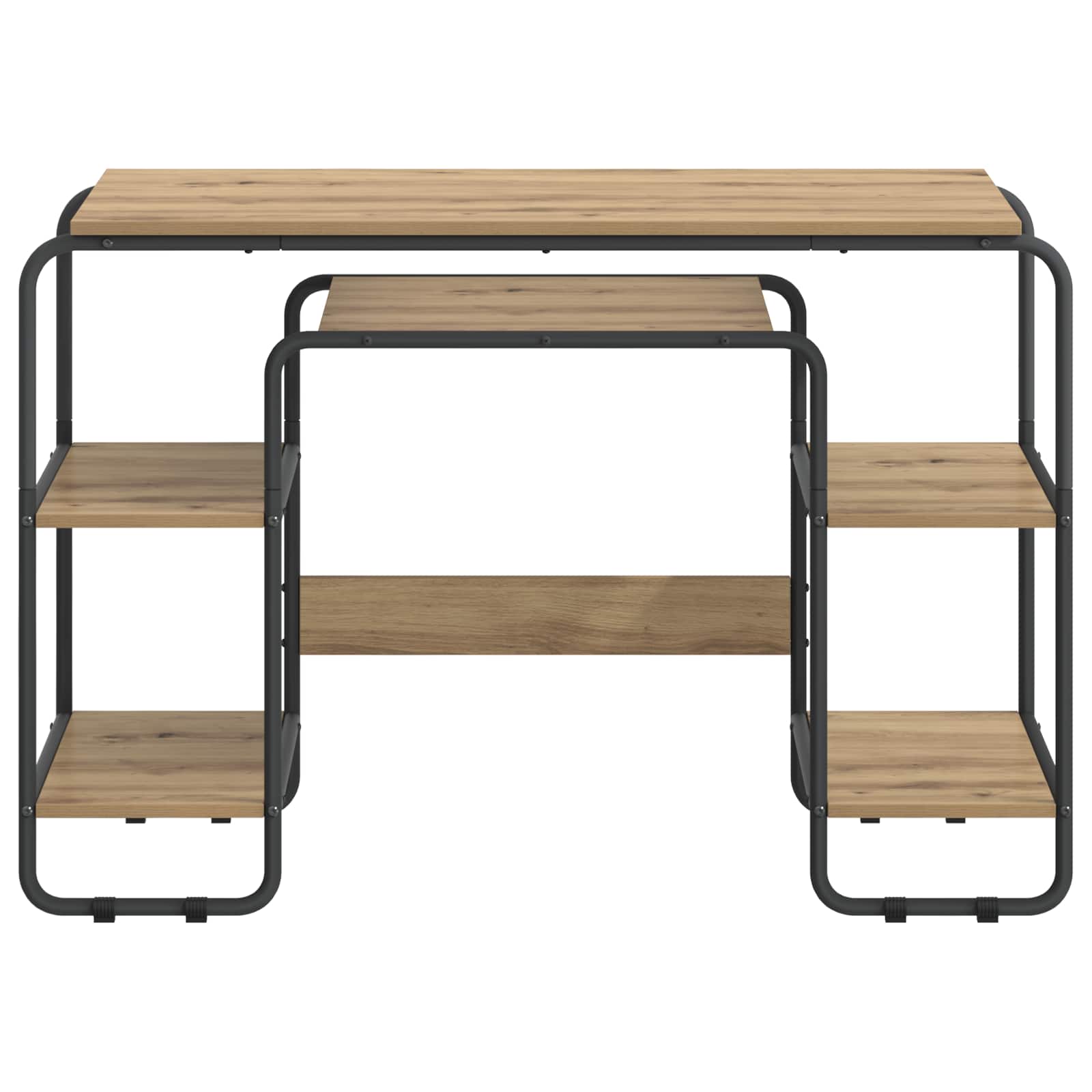 Desk with Storage Artisan Oak 113.5 x 52 x 75.5 cm