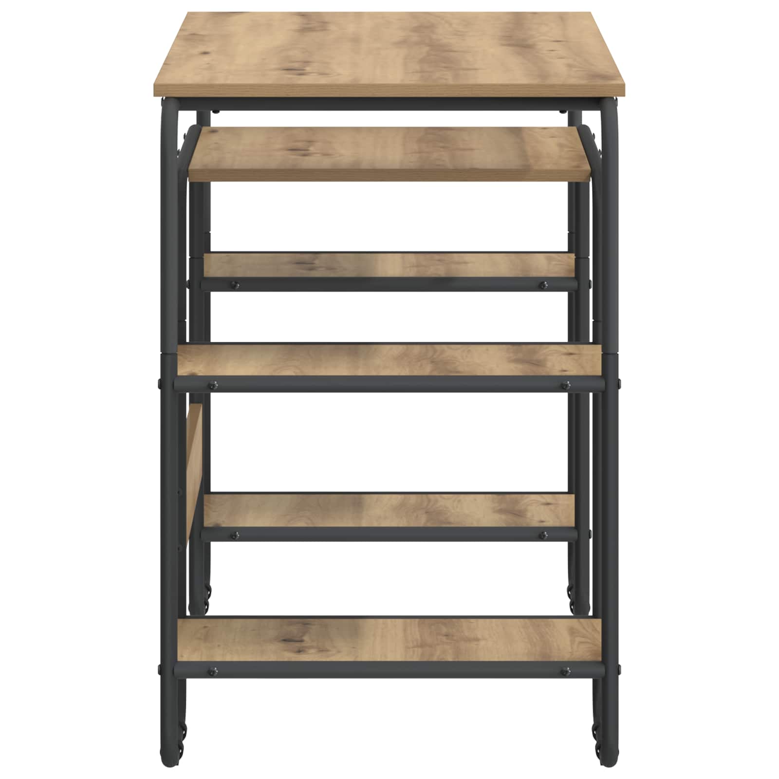 Desk with Storage Artisan Oak 113.5 x 52 x 75.5 cm
