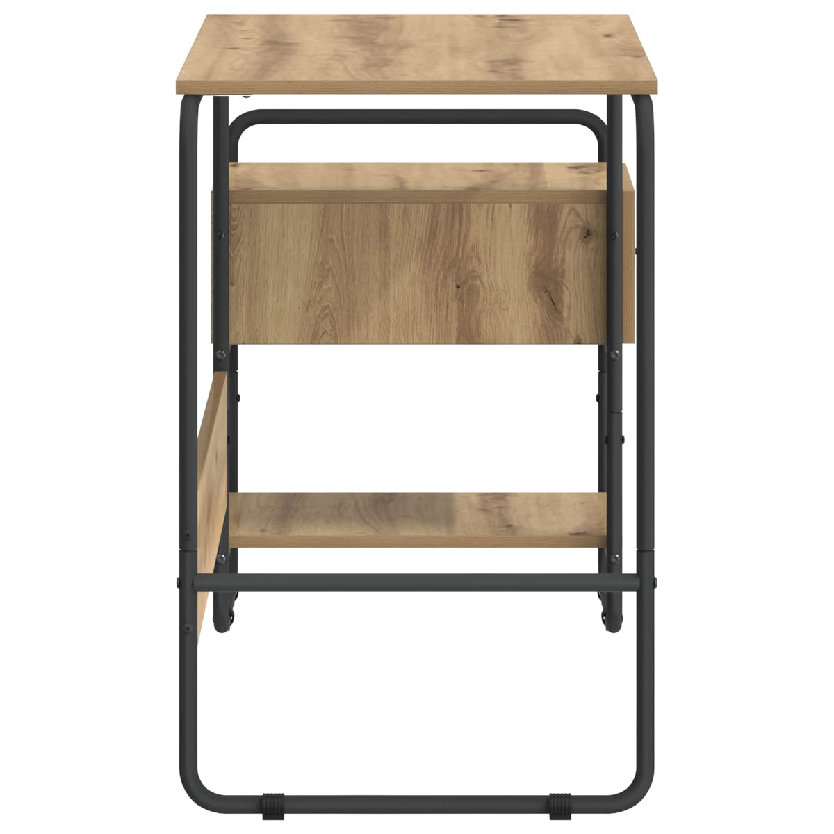 Desk with Storage Artisan Oak 131.5 x 50 x 75.5 cm