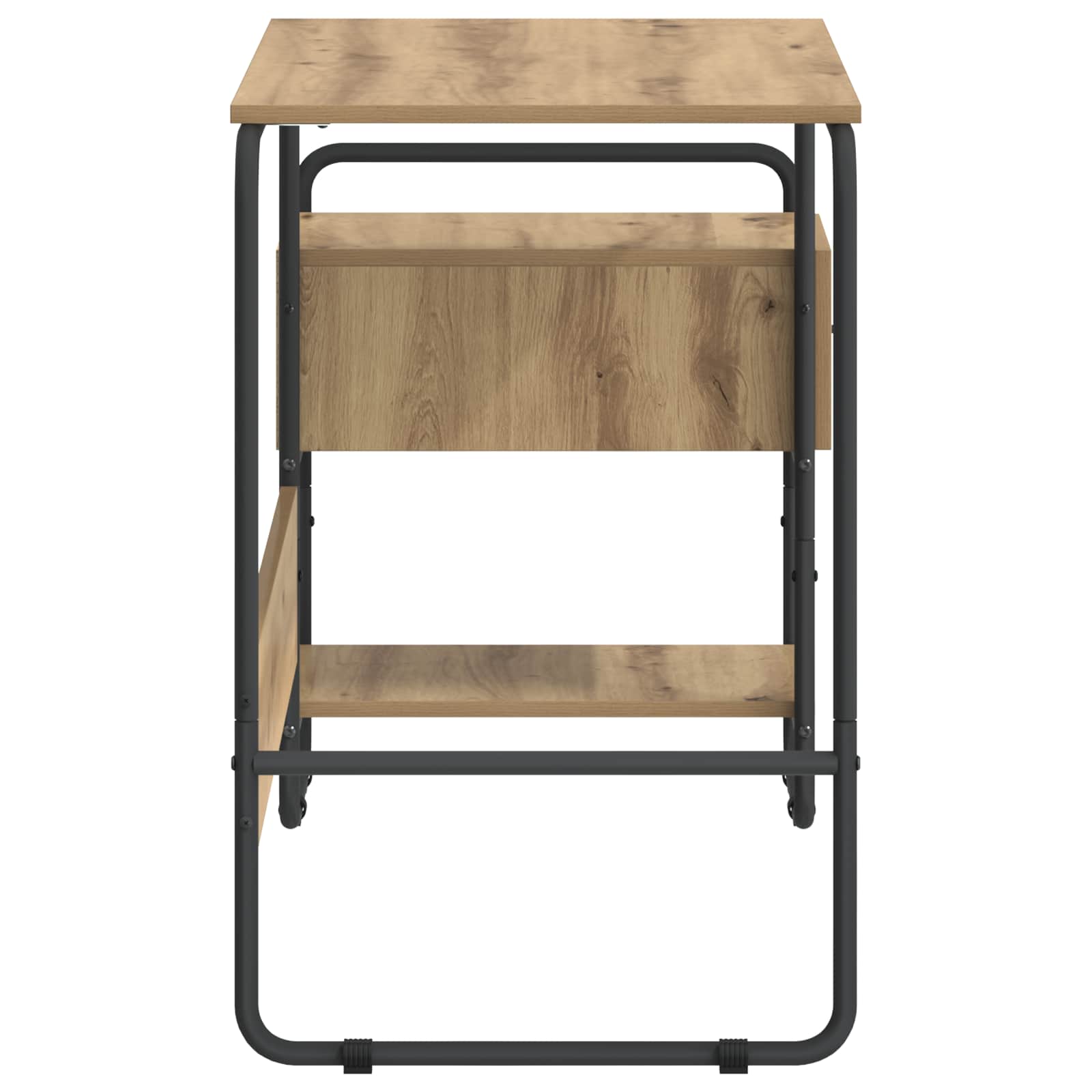 Desk with Storage Artisan Oak 131.5 x 50 x 75.5 cm