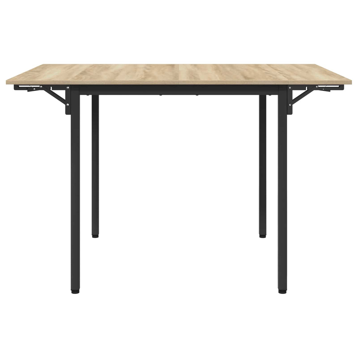 Extendable dining table 120 x 81.5 x 75 cm Engineered Wood
