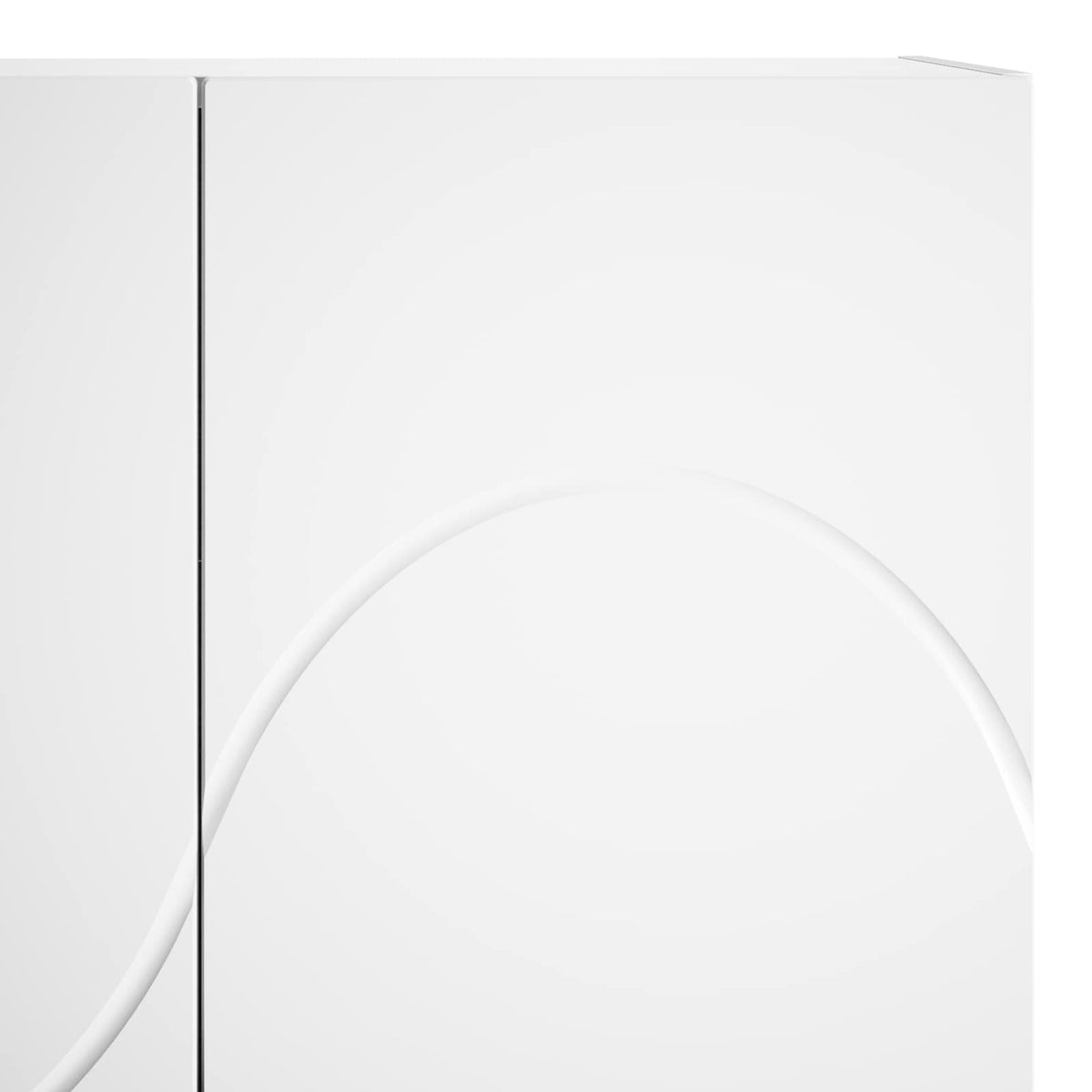 Highboard White 79 x 41 x 151 cm Engineered Wood