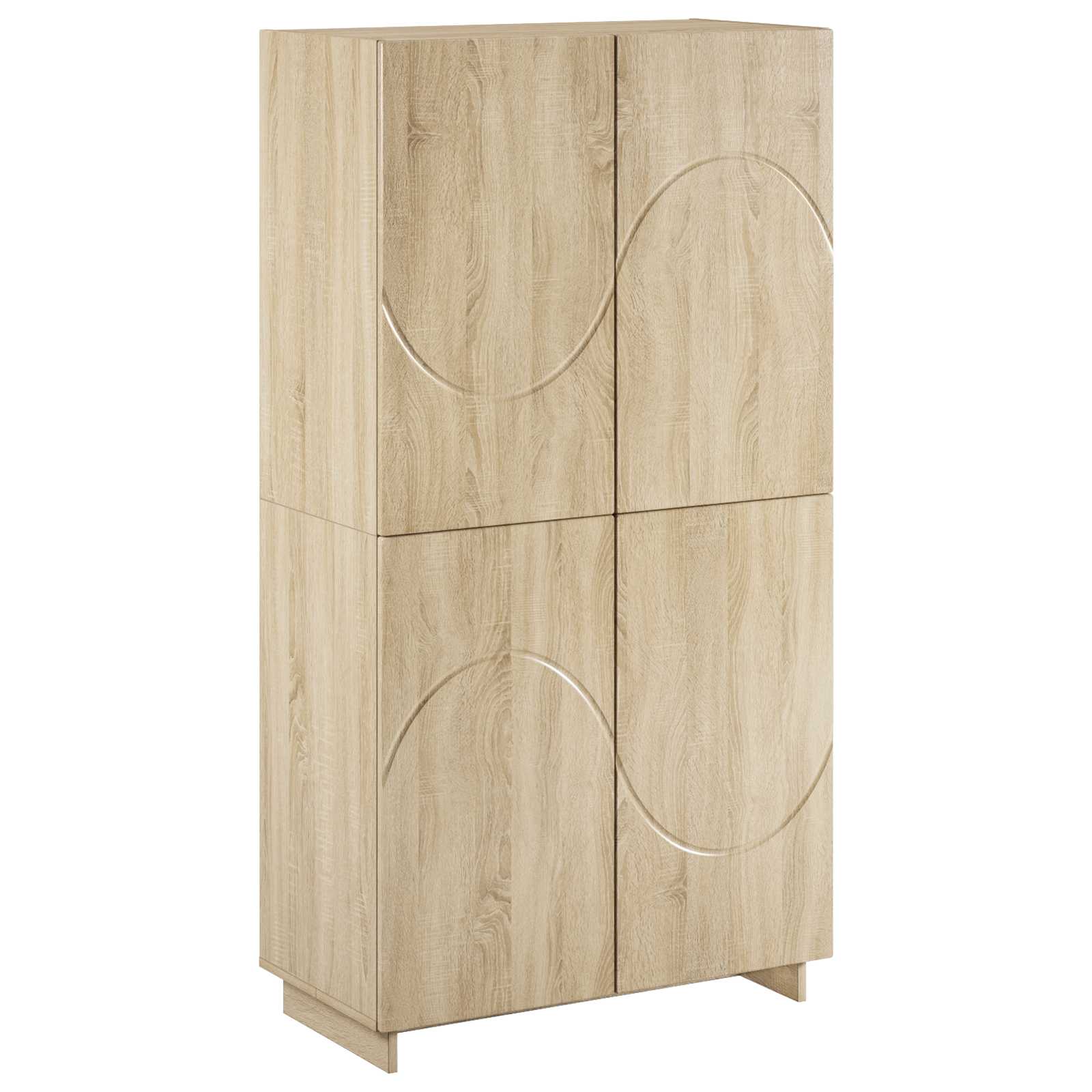 Highboard Sonoma Oak 79x41x151 cm Engineered Wood