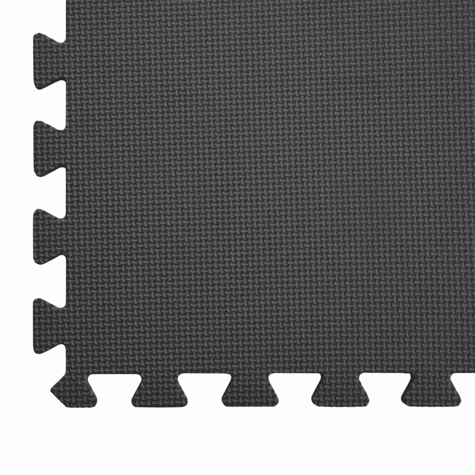 Pool Ground Mat 6 pcs Black 2.16 ㎡ EVA Foam