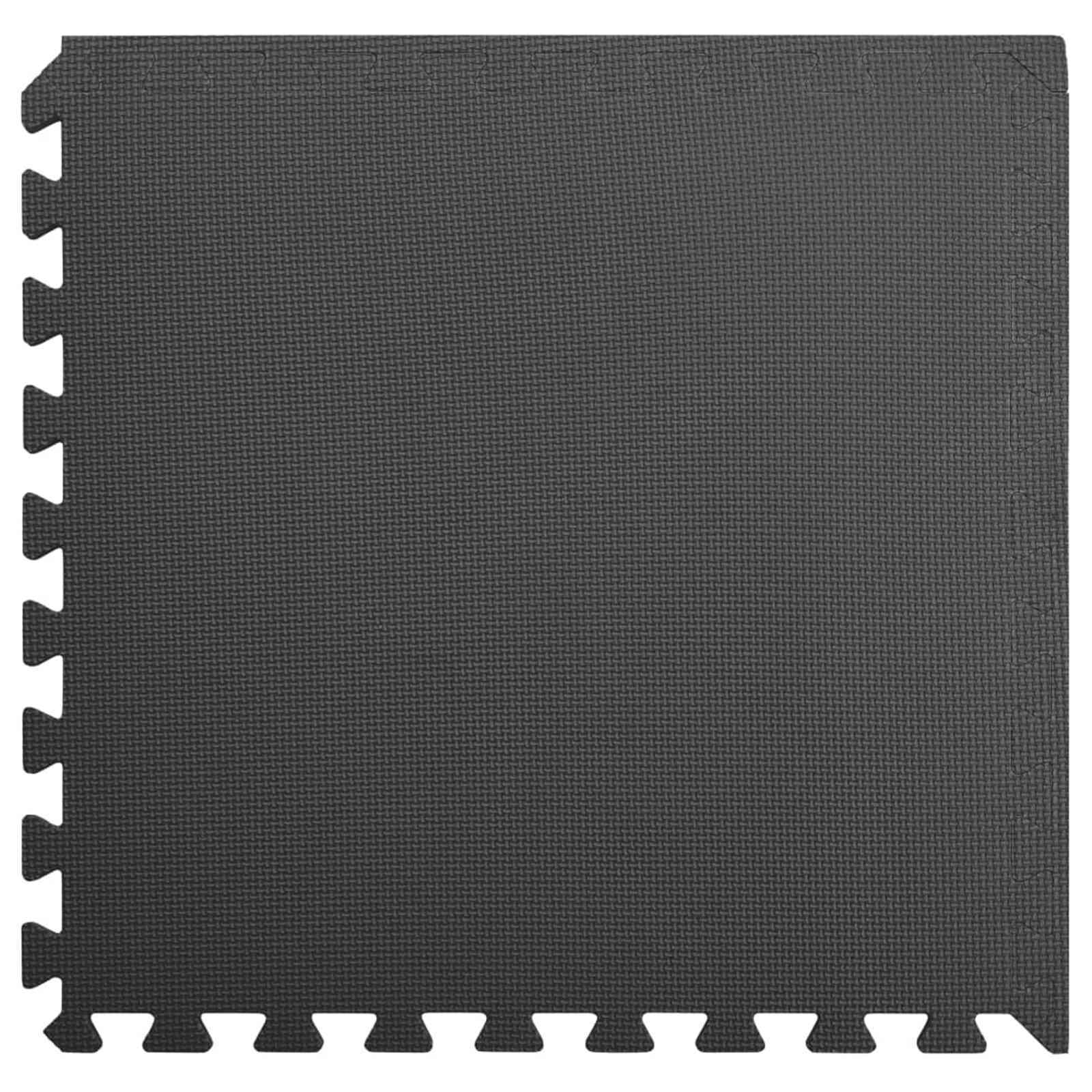 Pool Ground Mat 6 pcs Black 2.16 ㎡ EVA Foam