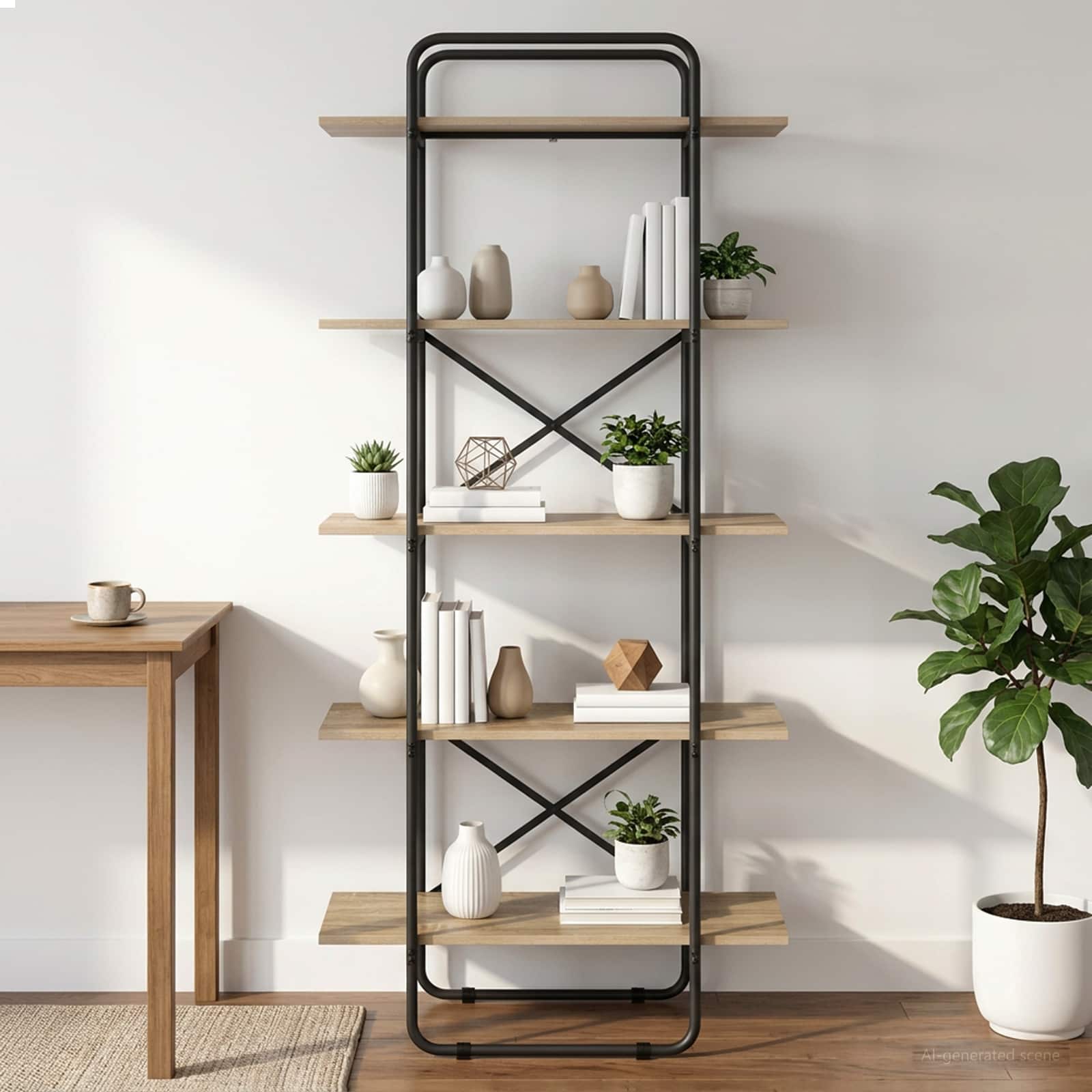 Bookshelf 5-Tier 60 x 35 x 175.5 cm PB Sonoma Oak