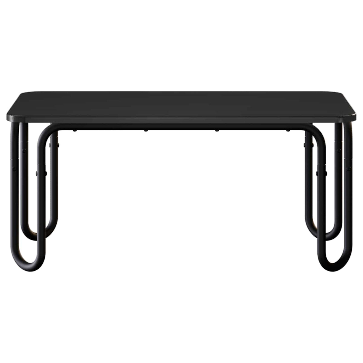 Coffee Table Black 79.5 x 40 x 36 cm Engineered Wood