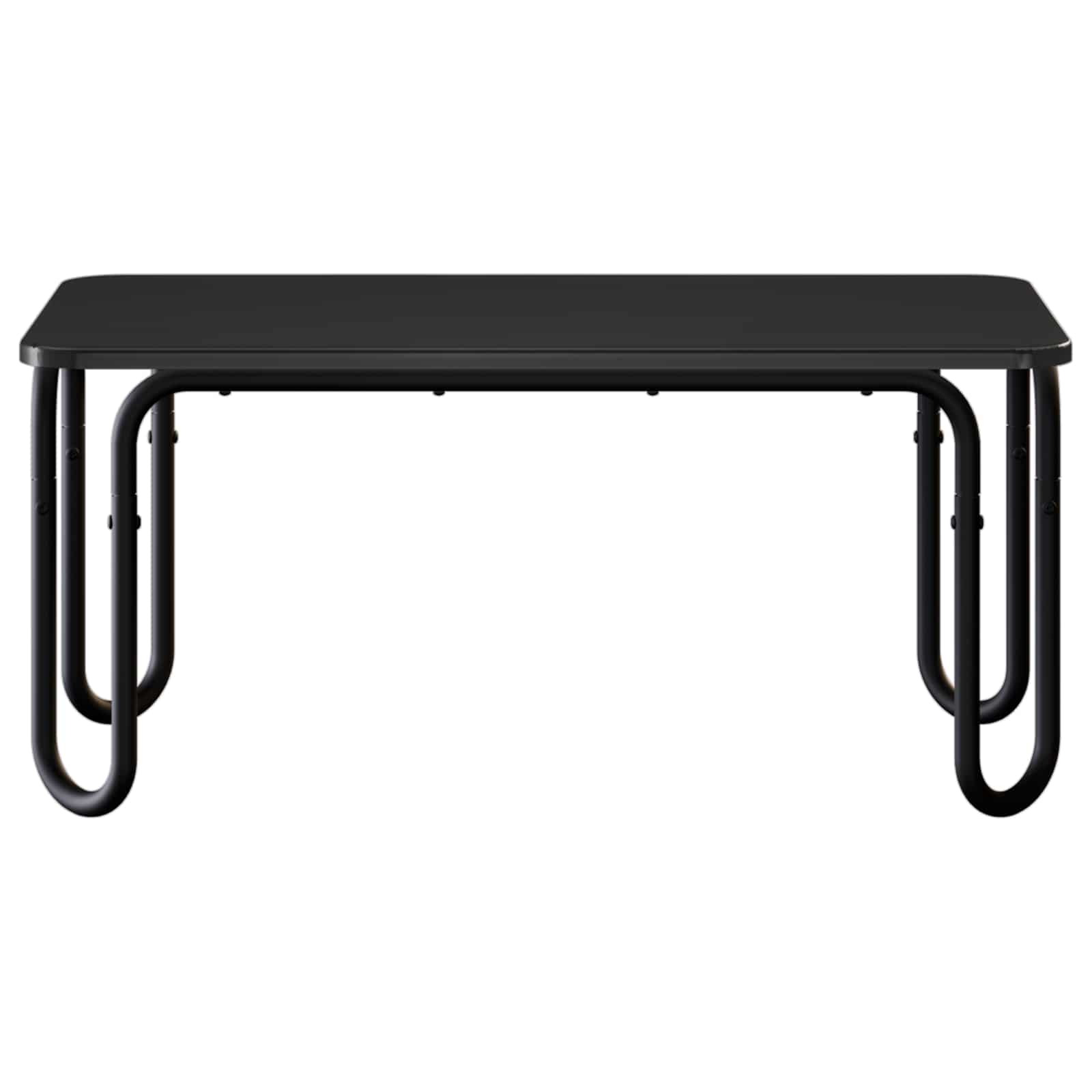 Coffee Table Black 79.5 x 40 x 36 cm Engineered Wood