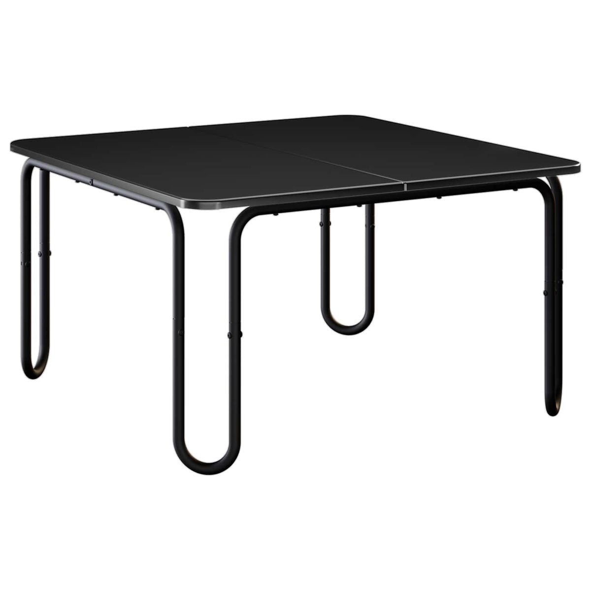 Coffee Table Black 100 x 100 x 45 cm Engineered Wood