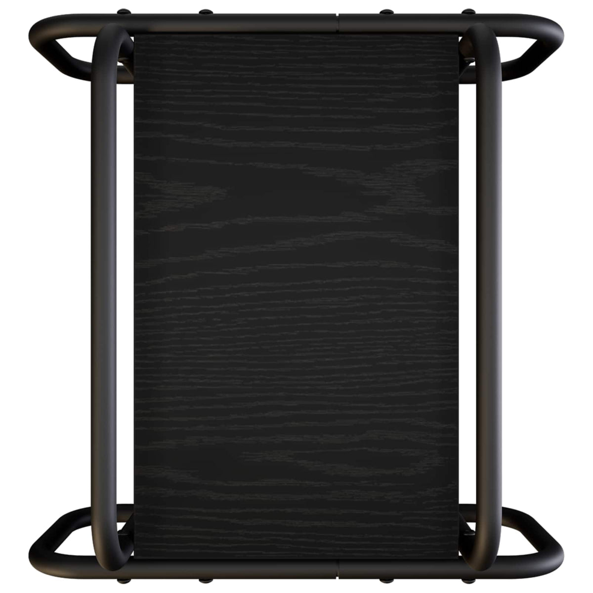 Coffee Table Black Oak 40 x 40 x 51 cm Engineered Wood