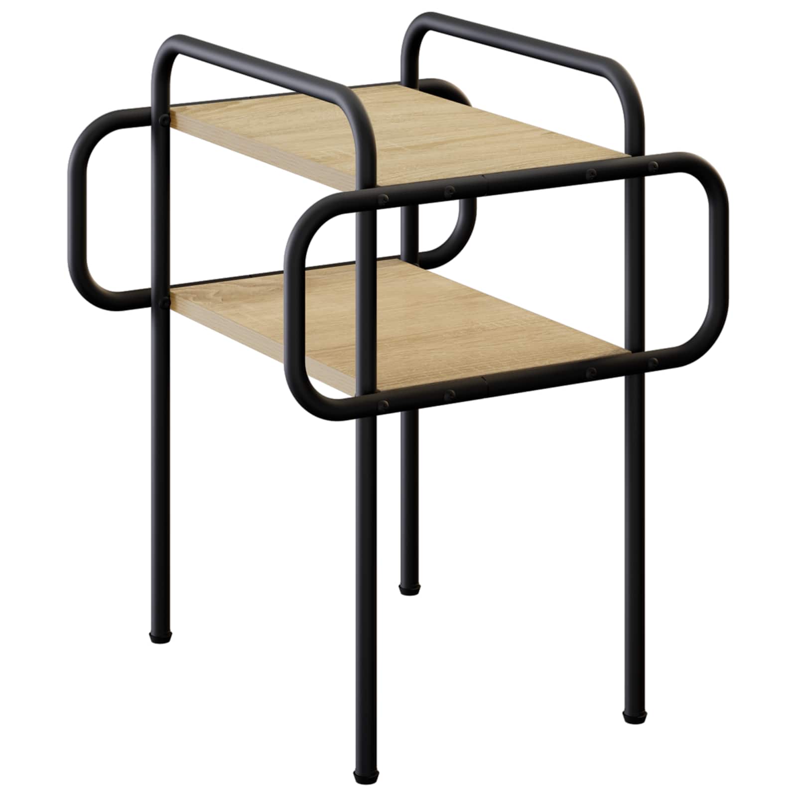 Coffee Table Sonoma Oak 40 x 40 x 51 cm Engineered Wood