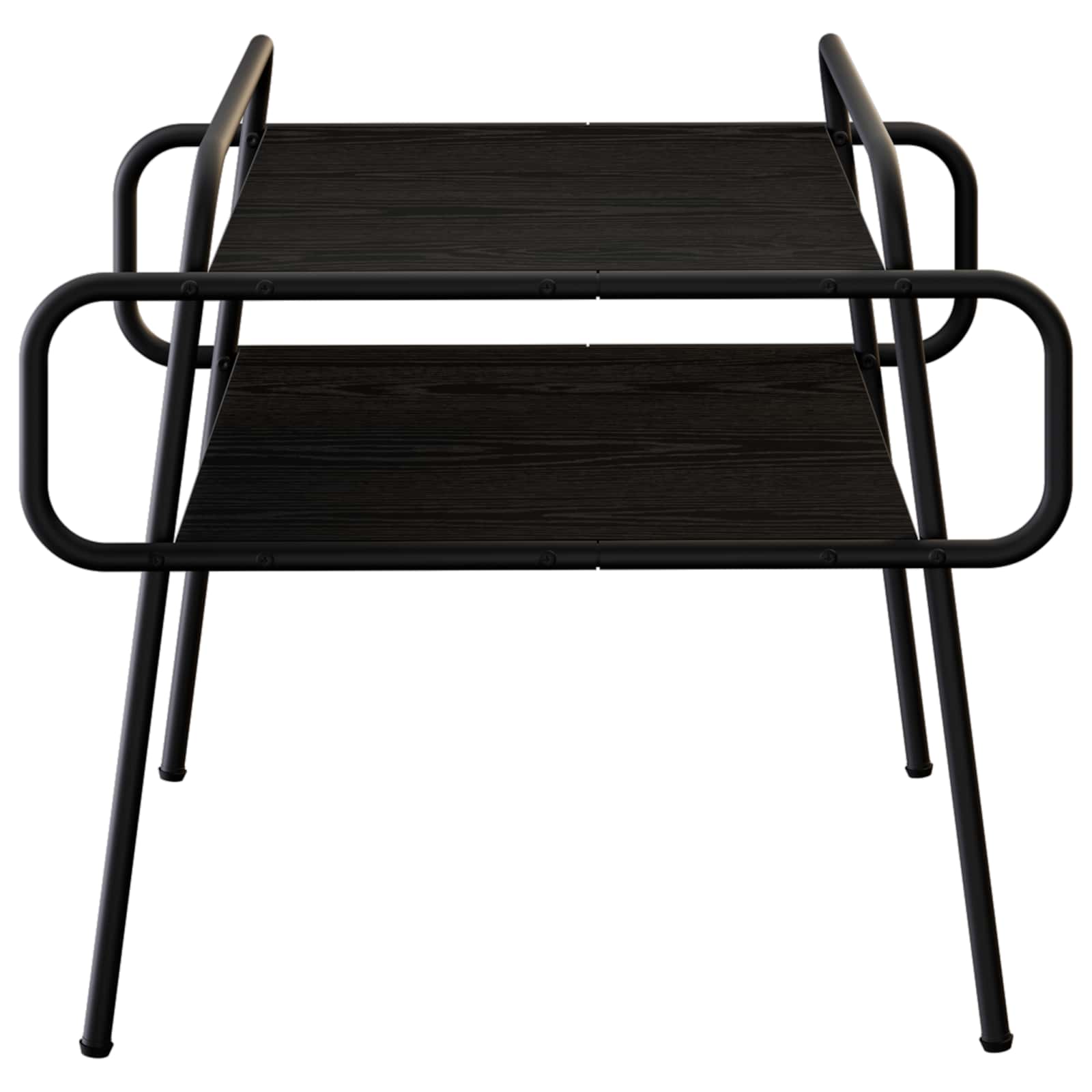 Coffee Table Black Oak 50 x 50 x 51 cm Engineered Wood