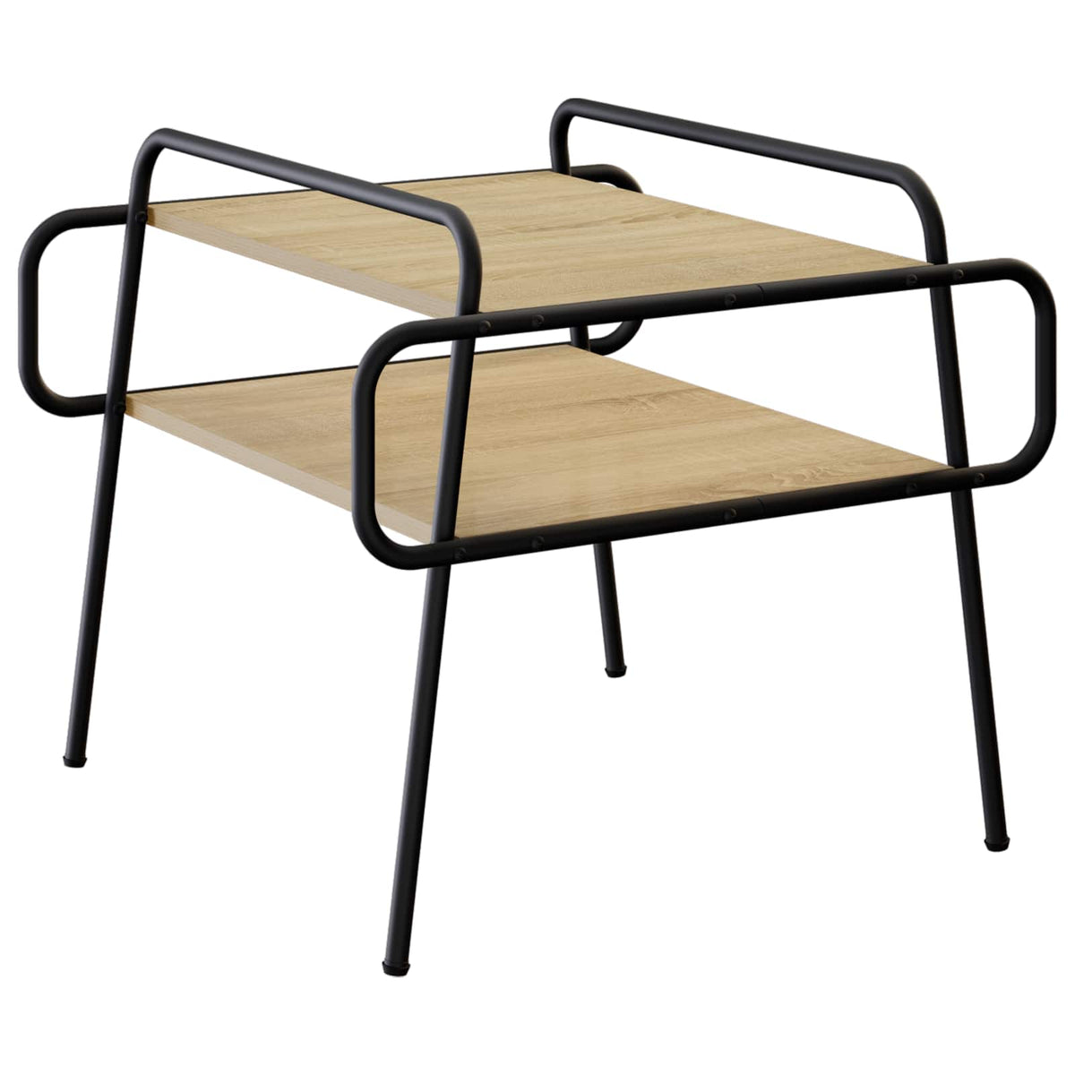 Coffee Table Sonoma Oak 60 x 60 x 51 cm Engineered Wood