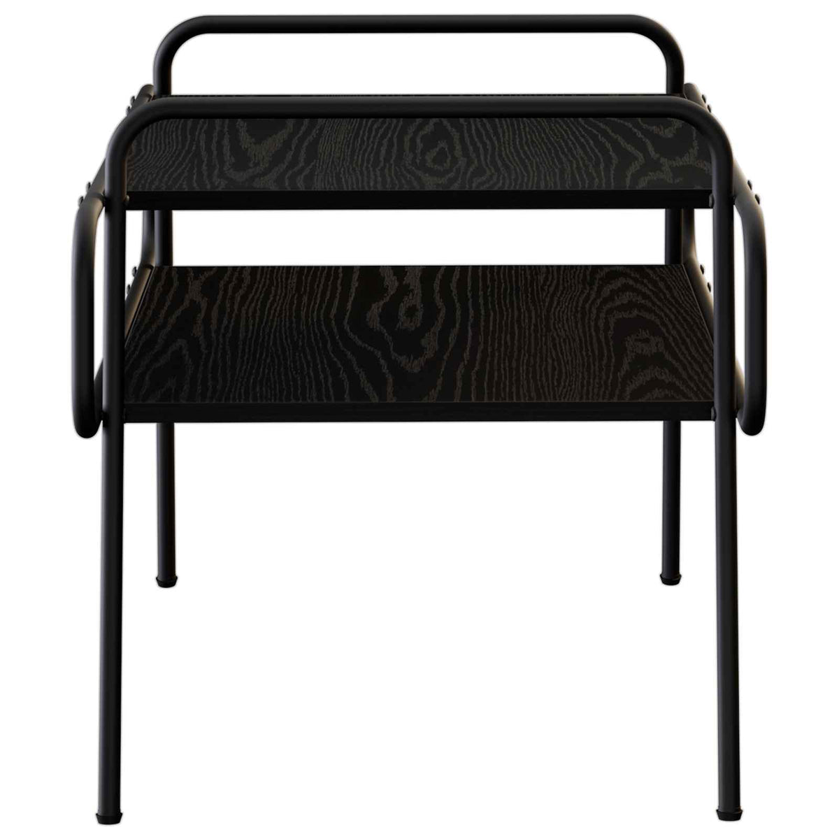 Coffee Table Black Oak 70 x 50 x 51 cm Engineered Wood