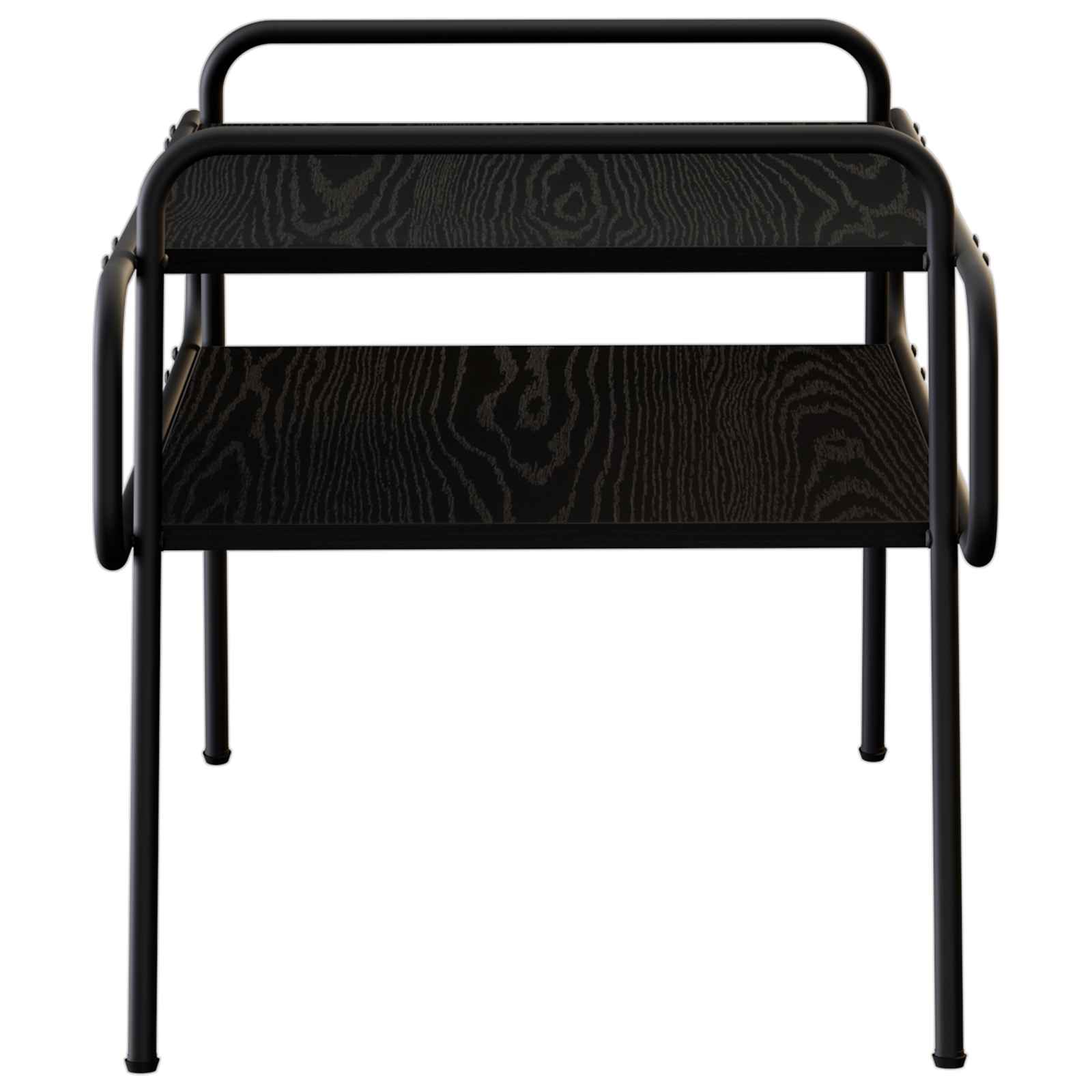 Coffee Table Black Oak 70 x 50 x 51 cm Engineered Wood