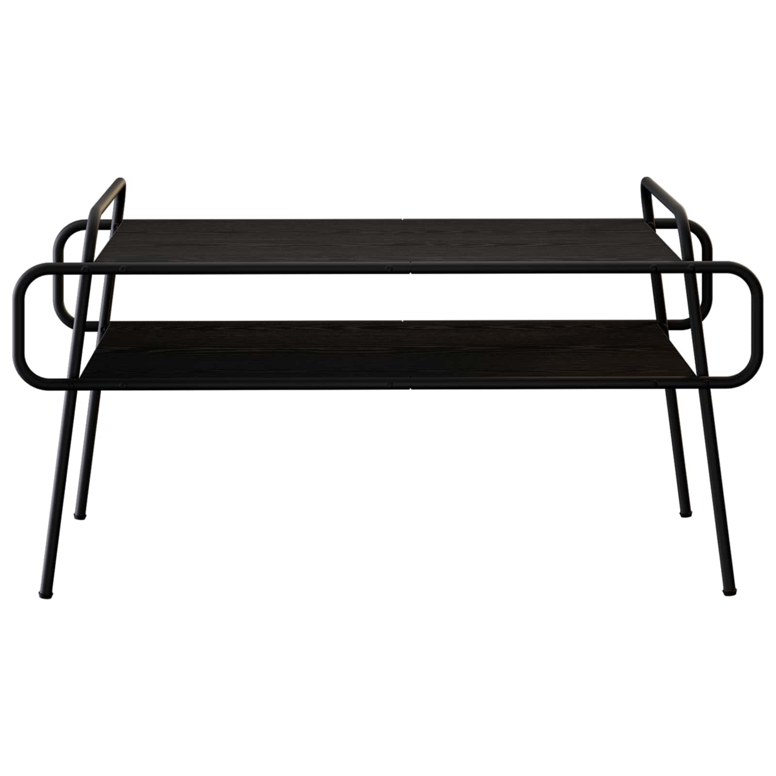 Coffee Table Black Oak 100 x 50 x 51 cm Engineered Wood