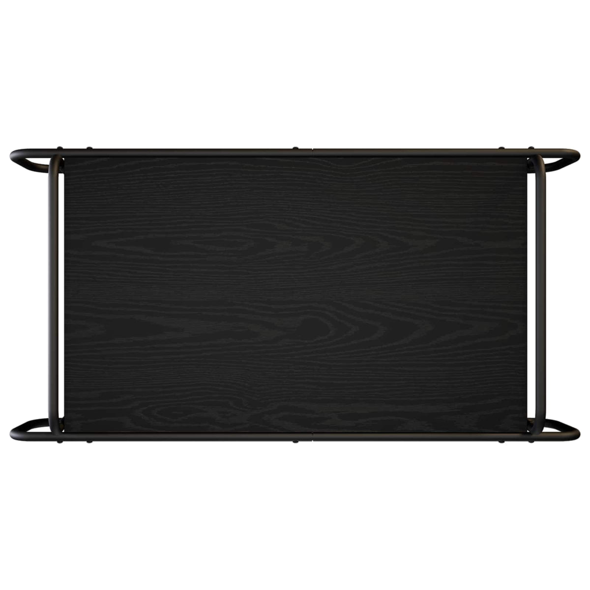 Coffee Table Black Oak 100 x 50 x 51 cm Engineered Wood