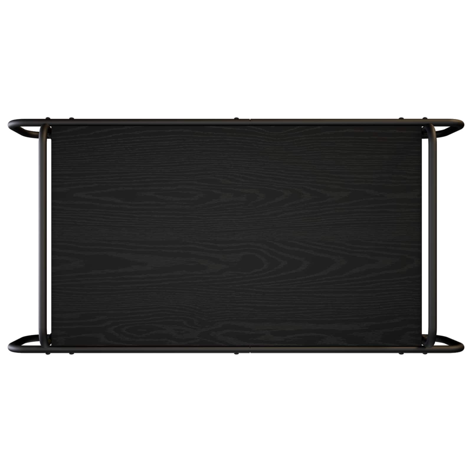 Coffee Table Black Oak 100 x 50 x 51 cm Engineered Wood