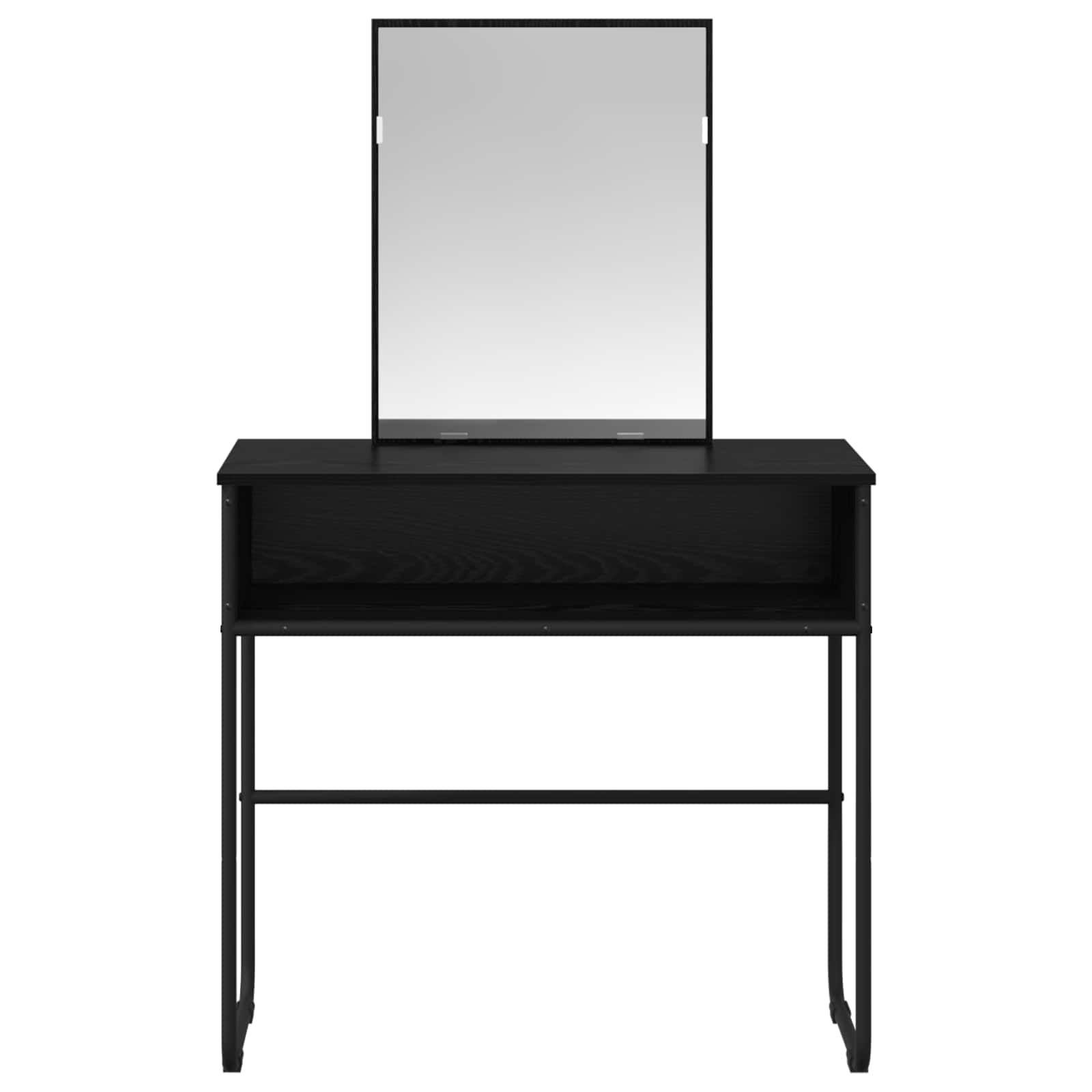 Dressing Table Black Oak 81 x 40 x 131 cm Engineered Wood