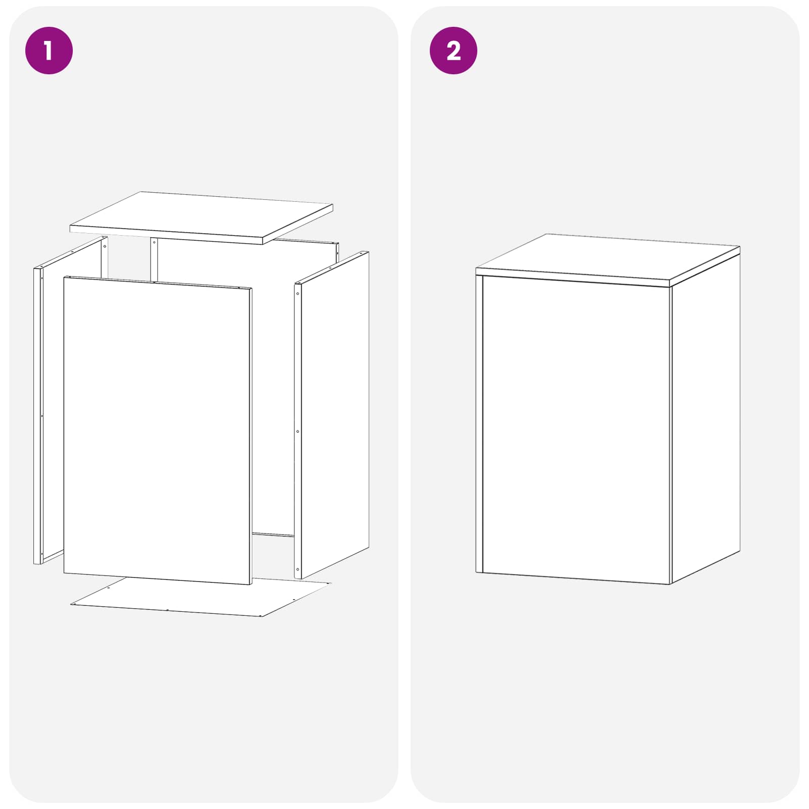 Plant Stand 2 pcs Black 40 x 40 x 60 cm Steel