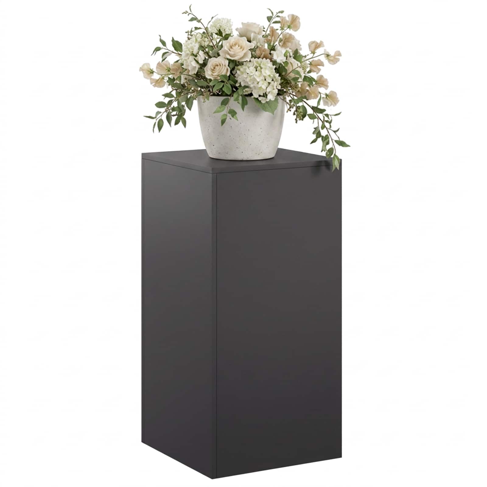 Plant Stand Black 40 x 40 x 80 cm Steel