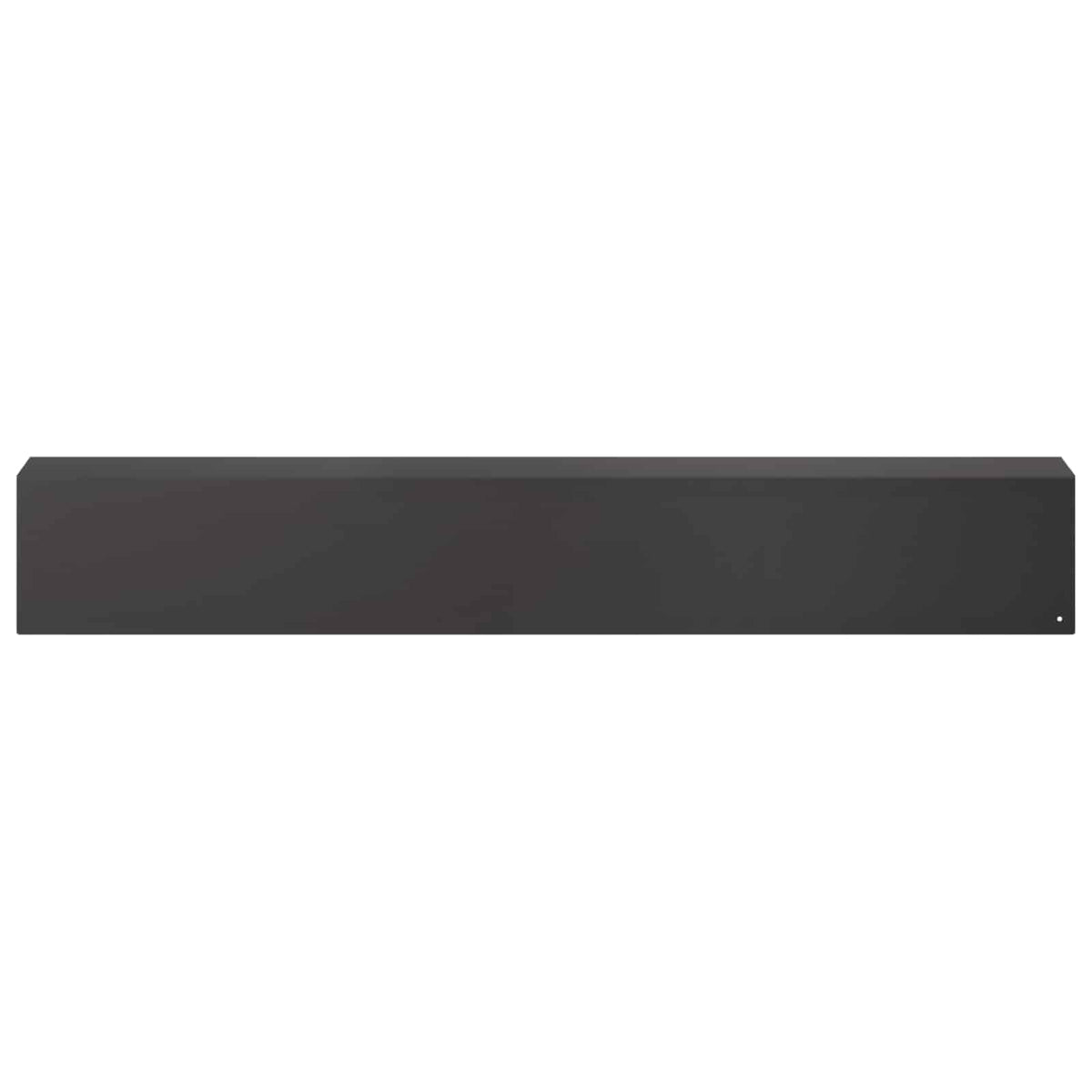 Garden Edging Cover 10 pcs 100 x 10 x 15 cm Steel Black