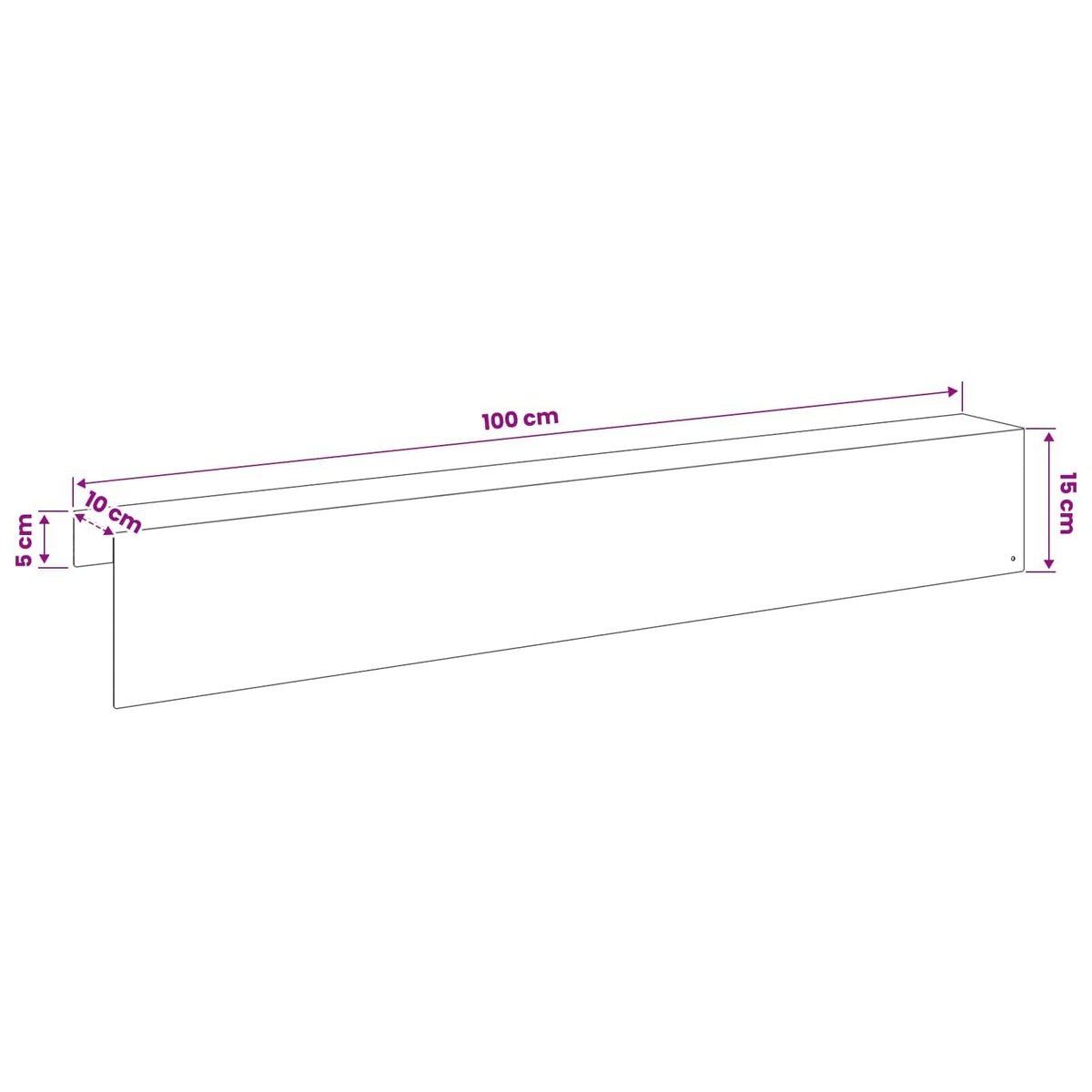 Garden Edging Cover 10 pcs 100 x 10 x 15 cm Steel Black