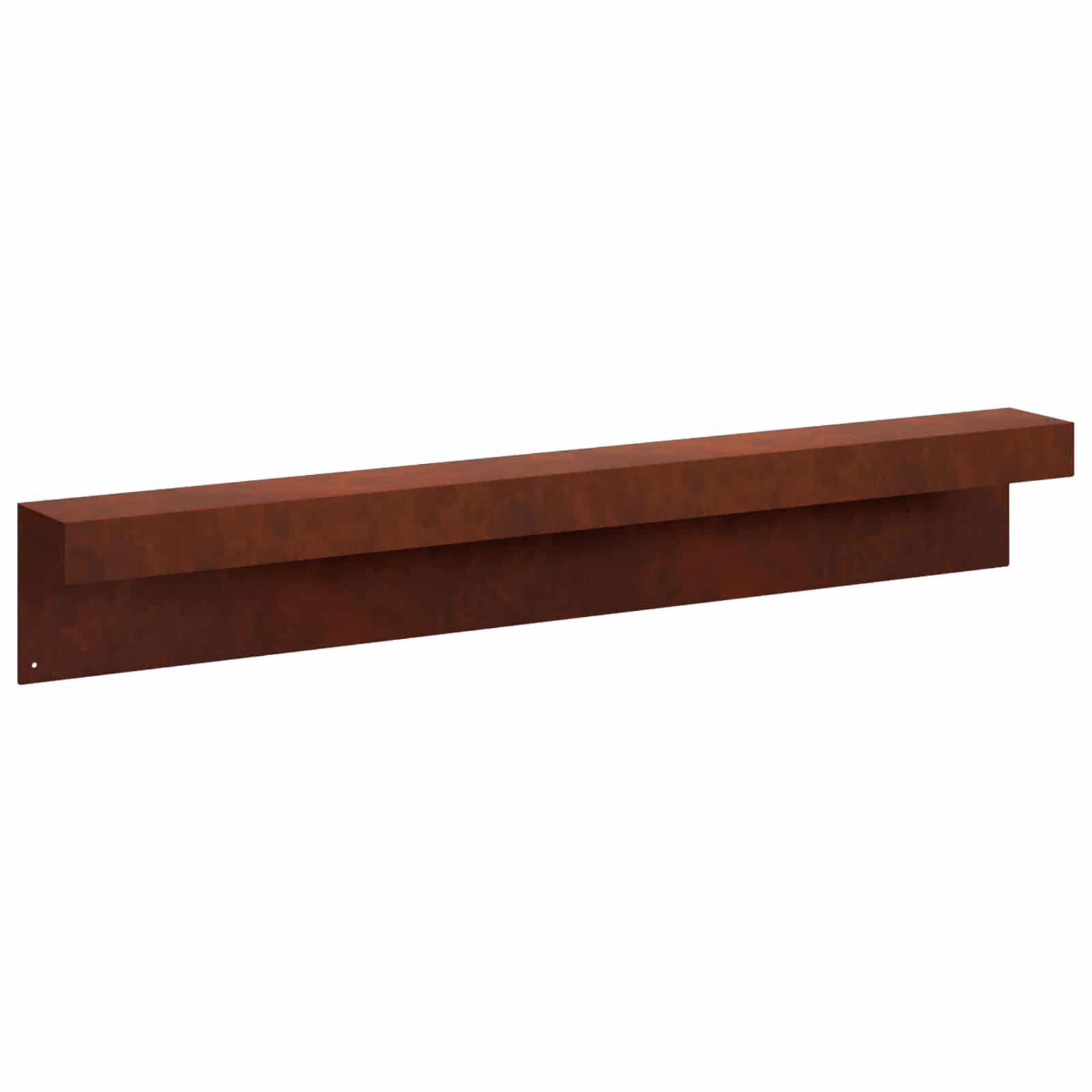 Garden Edging Cover 10 pcs 100 x 10 x 15 cm Weathering Steel