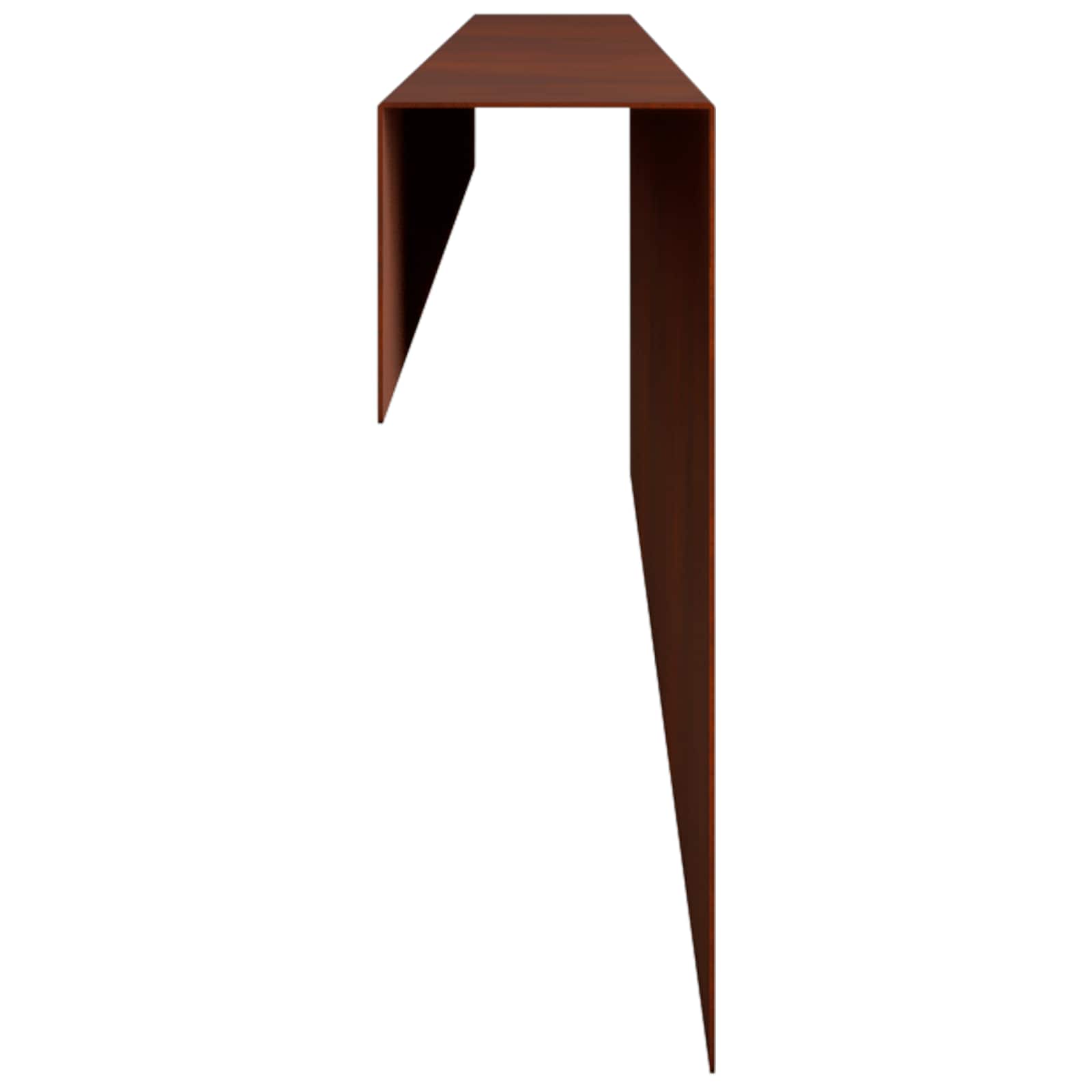 Garden Edging Cover 10 pcs 100 x 5 x 15 cm Weathering Steel