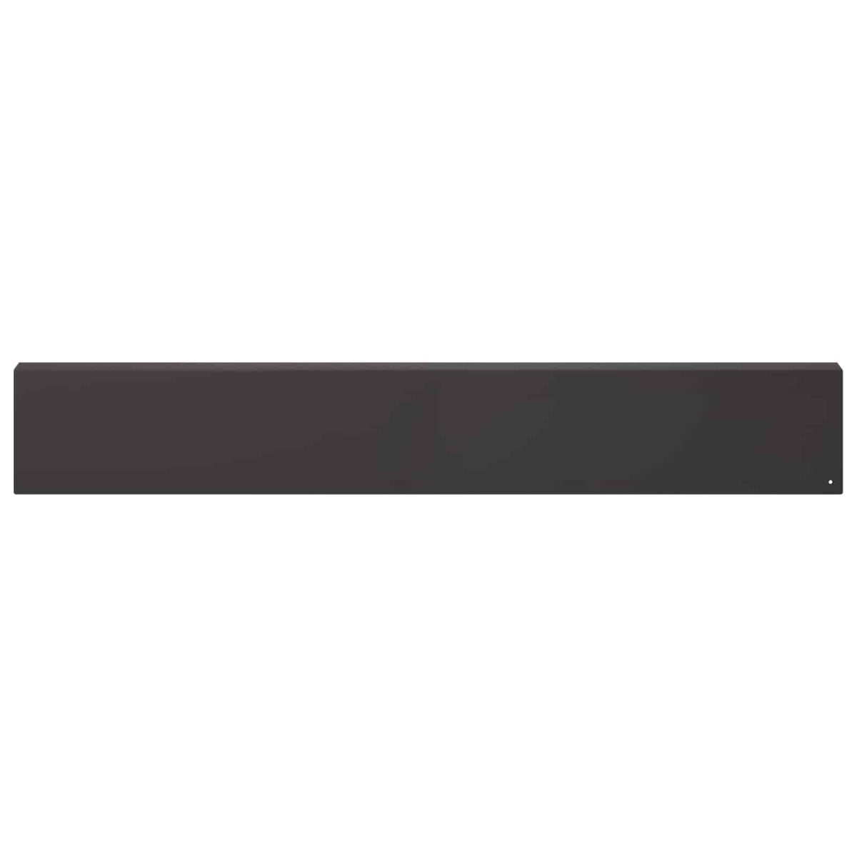 Garden Edging Cover 10 pcs 100 x 6 x 15 cm Steel Black