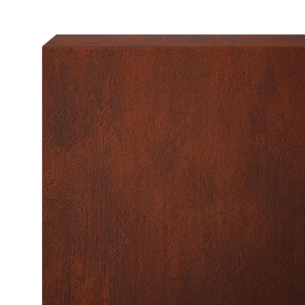 Garden Edging Cover 10 pcs 100 x 6 x 15 cm Weathering Steel