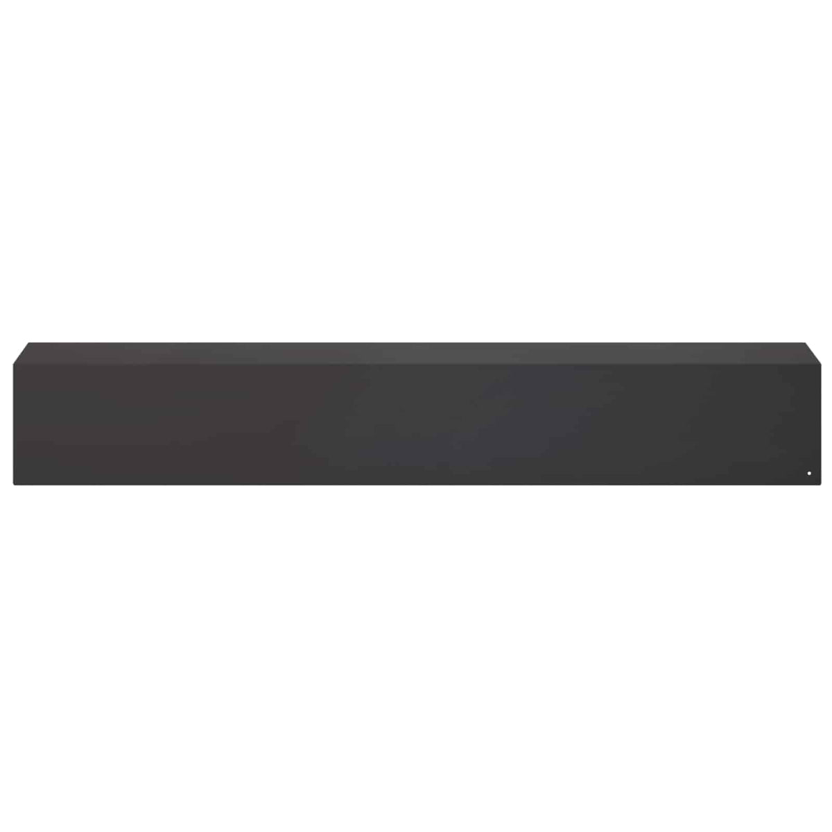 Garden Edging Cover 10 pcs 100 x 15 x 15 cm Steel Black