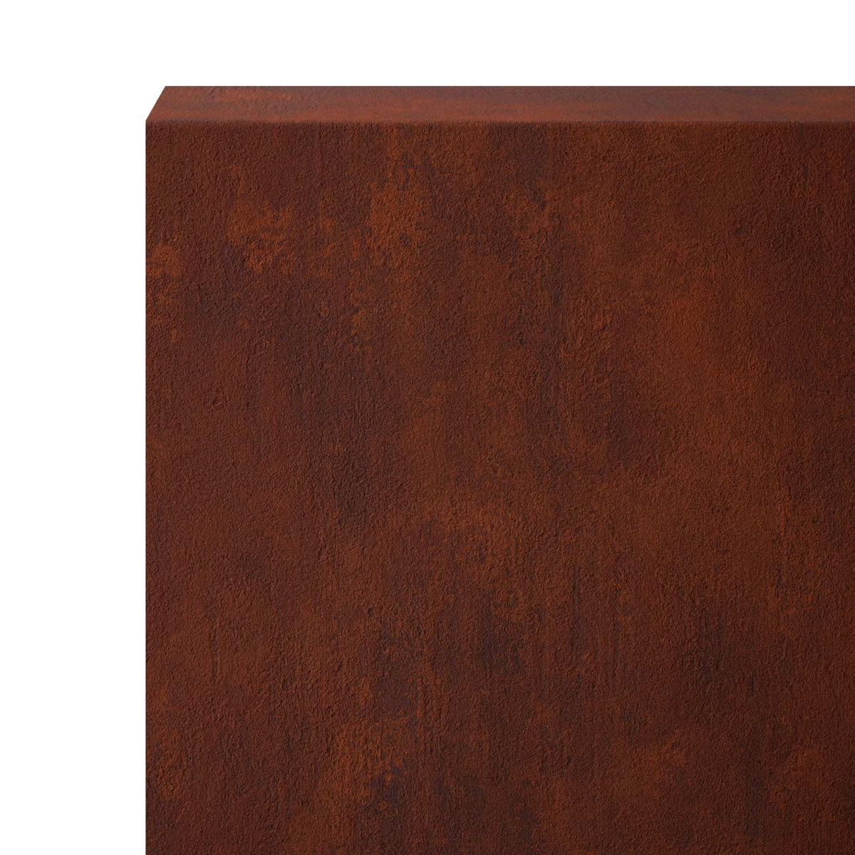Garden Edging Cover 10 pcs 100 x 15 x 15 cm Weathering Steel
