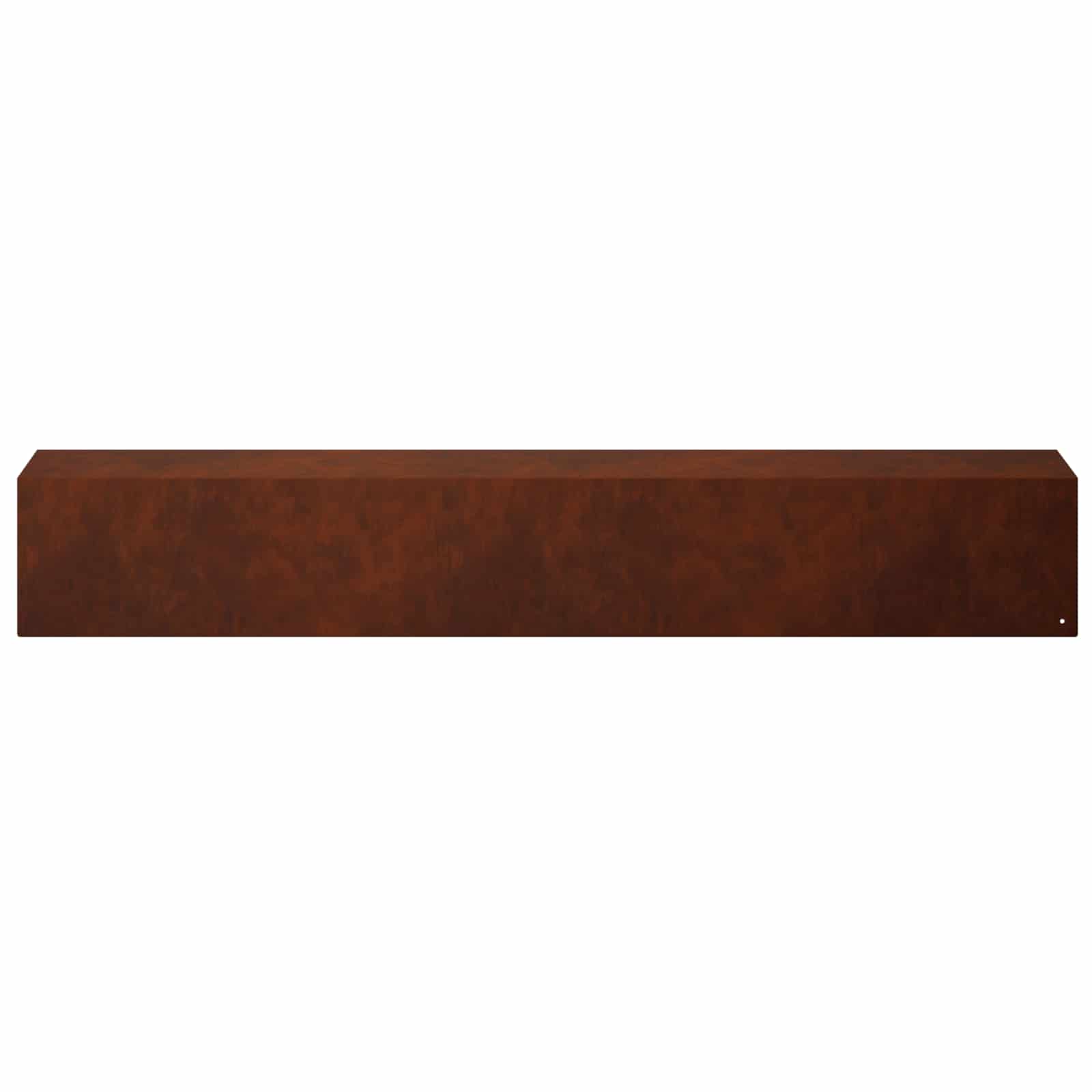 Garden Edging Cover 10 pcs 100 x 15 x 15 cm Weathering Steel