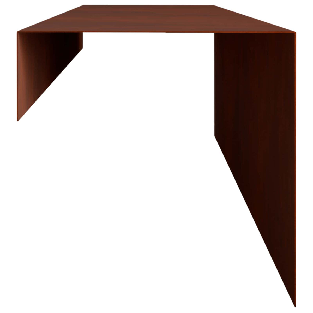 Garden Edging Cover 10 pcs 100 x 15 x 15 cm Weathering Steel