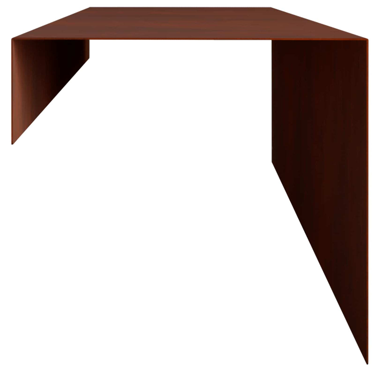 Garden Edging Cover 10 pcs 100 x 20 x 15 cm Weathering Steel