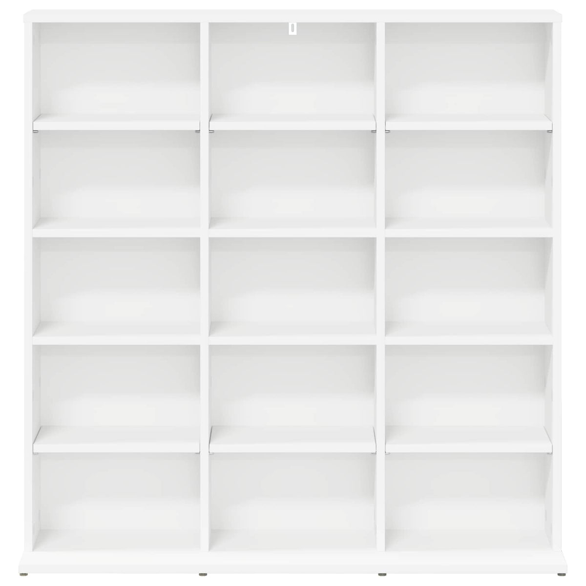 CD Cabinet White 96 x 23.5 x 97.5 cm Engineered Wood