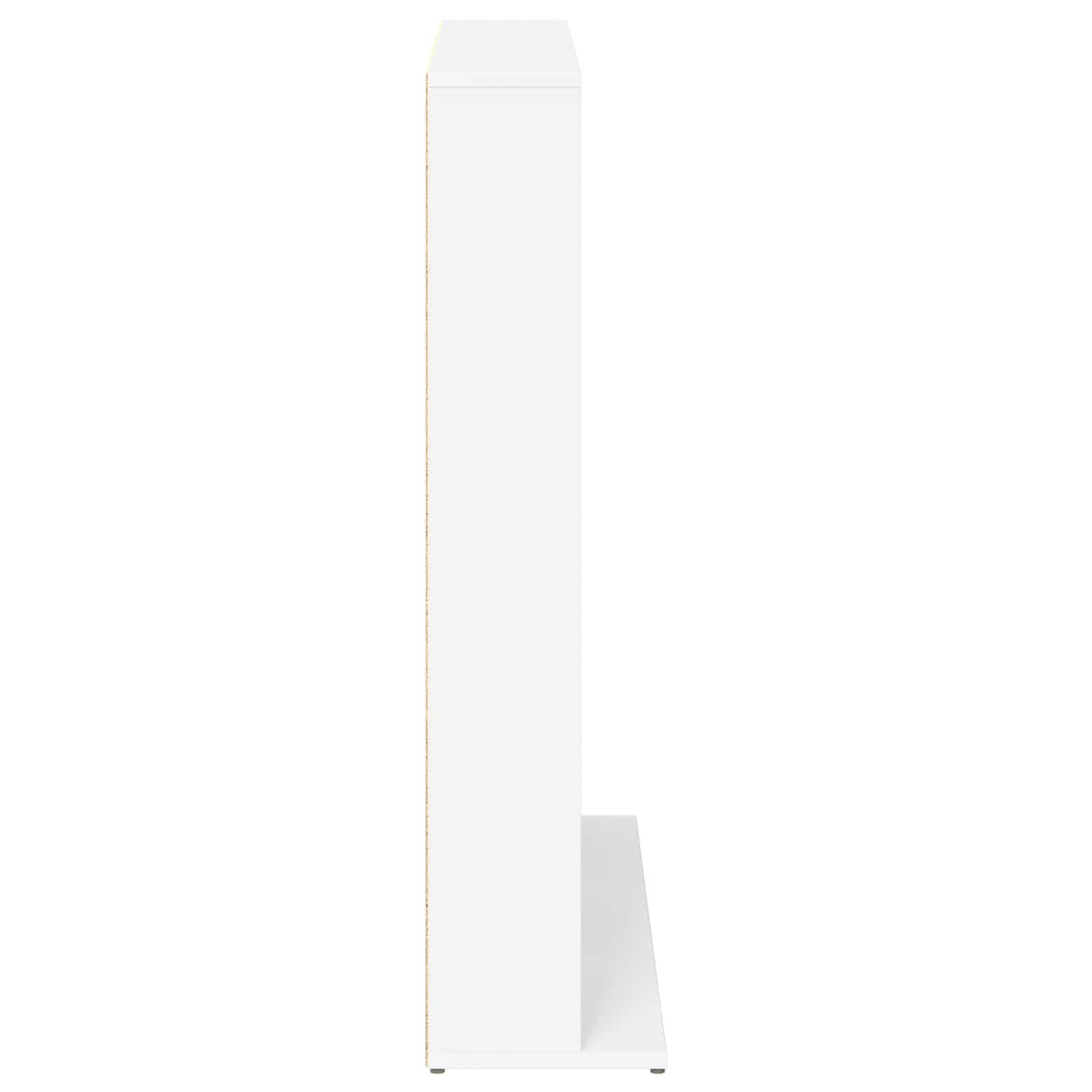 CD Cabinet White 96 x 23.5 x 97.5 cm Engineered Wood