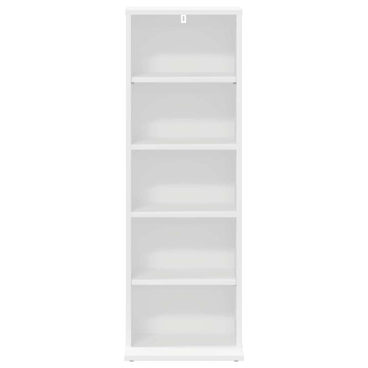 CD Cabinet White 33 x 23.5 x 97.5 cm Engineered Wood