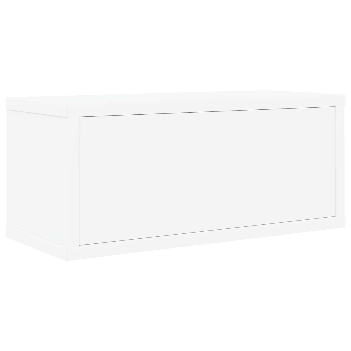 CD Storage Rack 2 pcs White 40 x 17 x 17 cm Engineered Wood