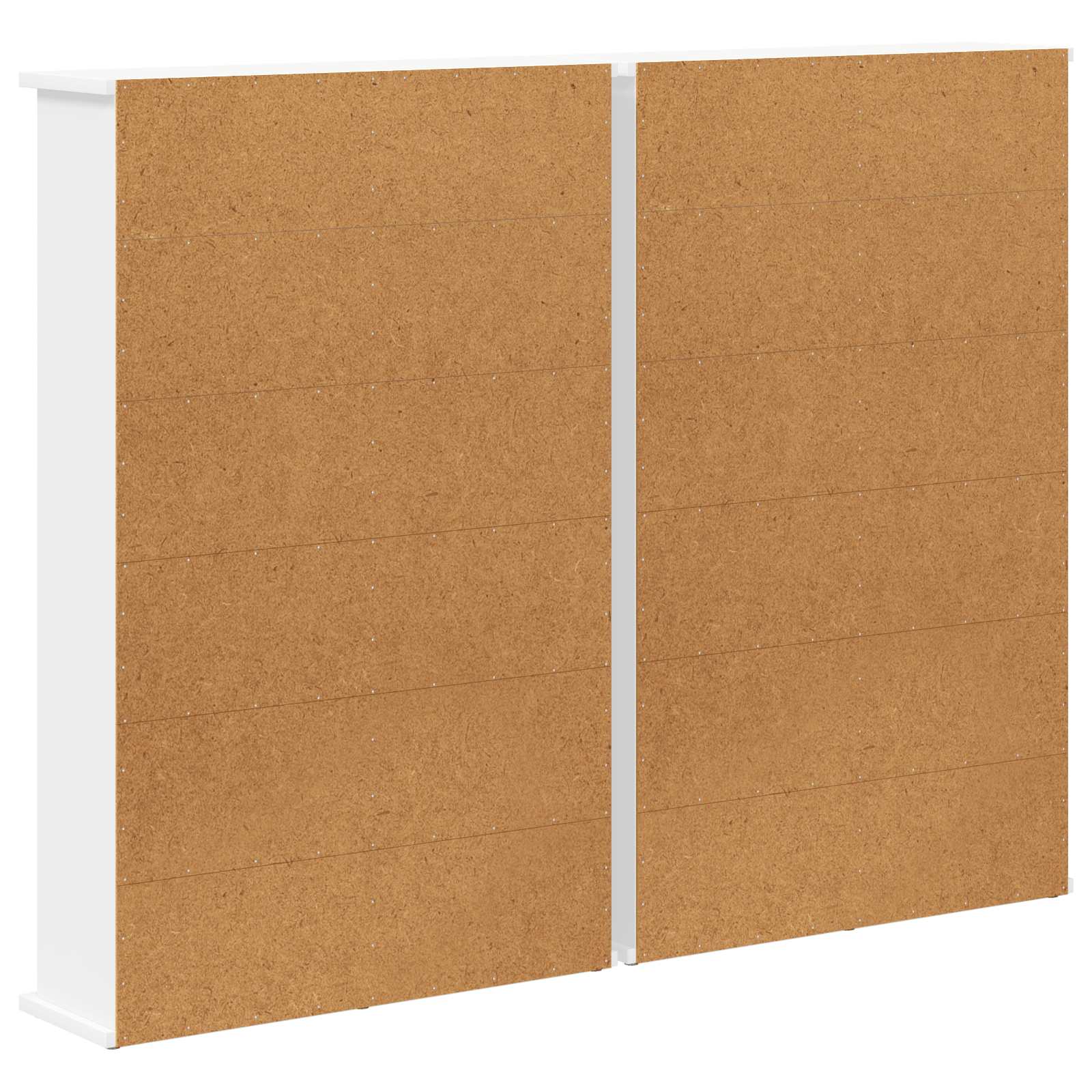 CD Cabinet 2 pcs White 60 x 17 x 92 cm Engineered Wood