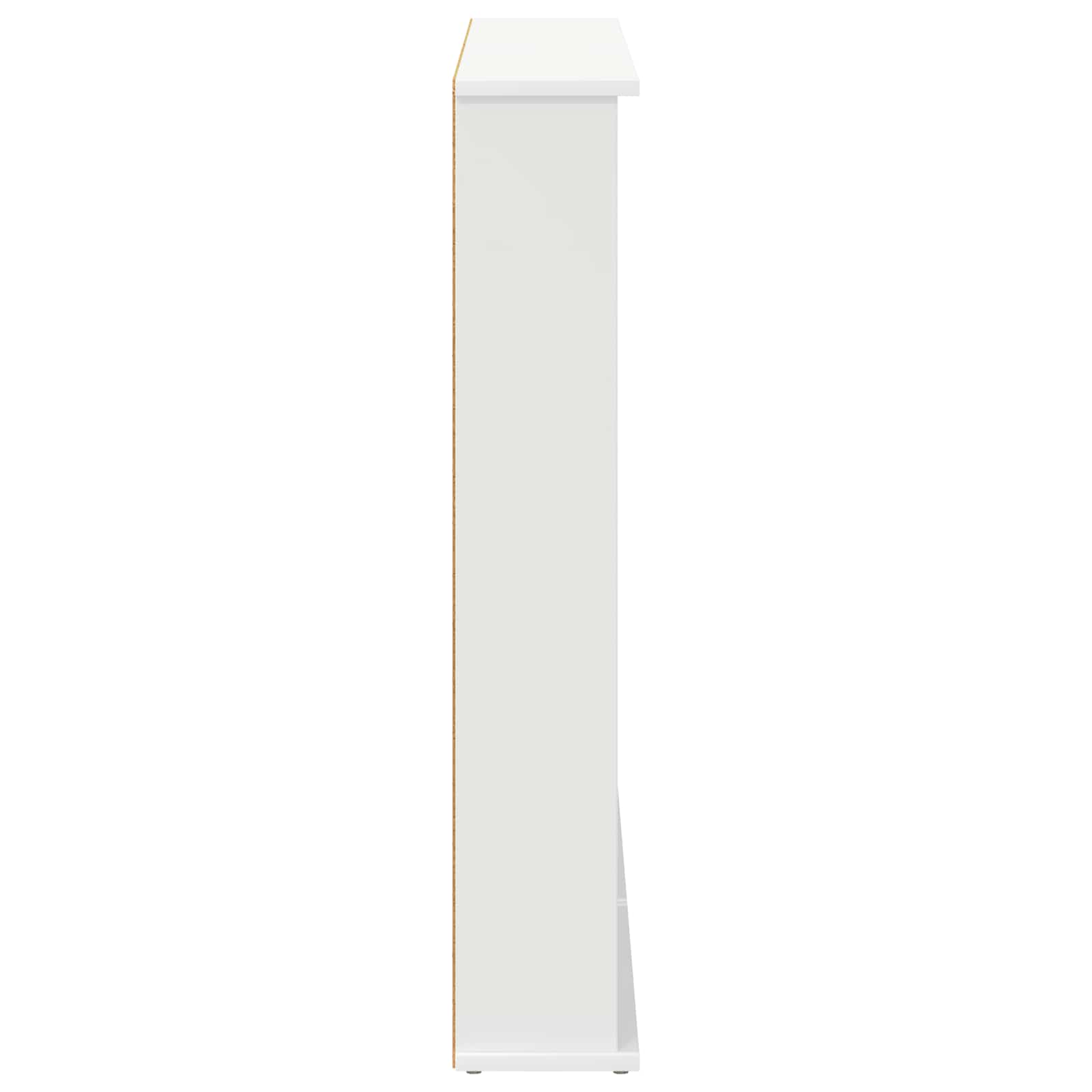 CD Cabinet 2 pcs White 60 x 17 x 92 cm Engineered Wood