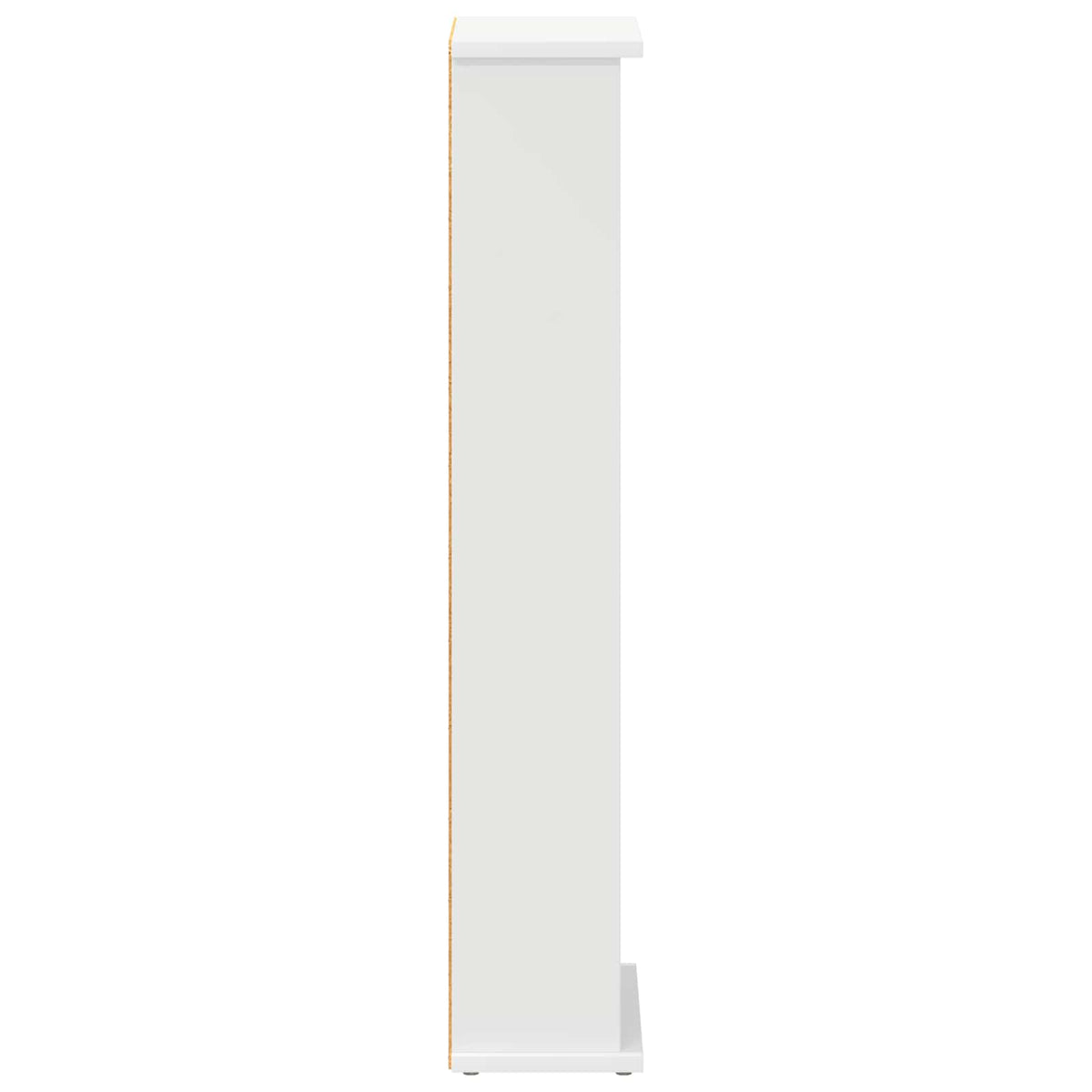 CD Cabinet White 60 x 17 x 92 cm Engineered Wood