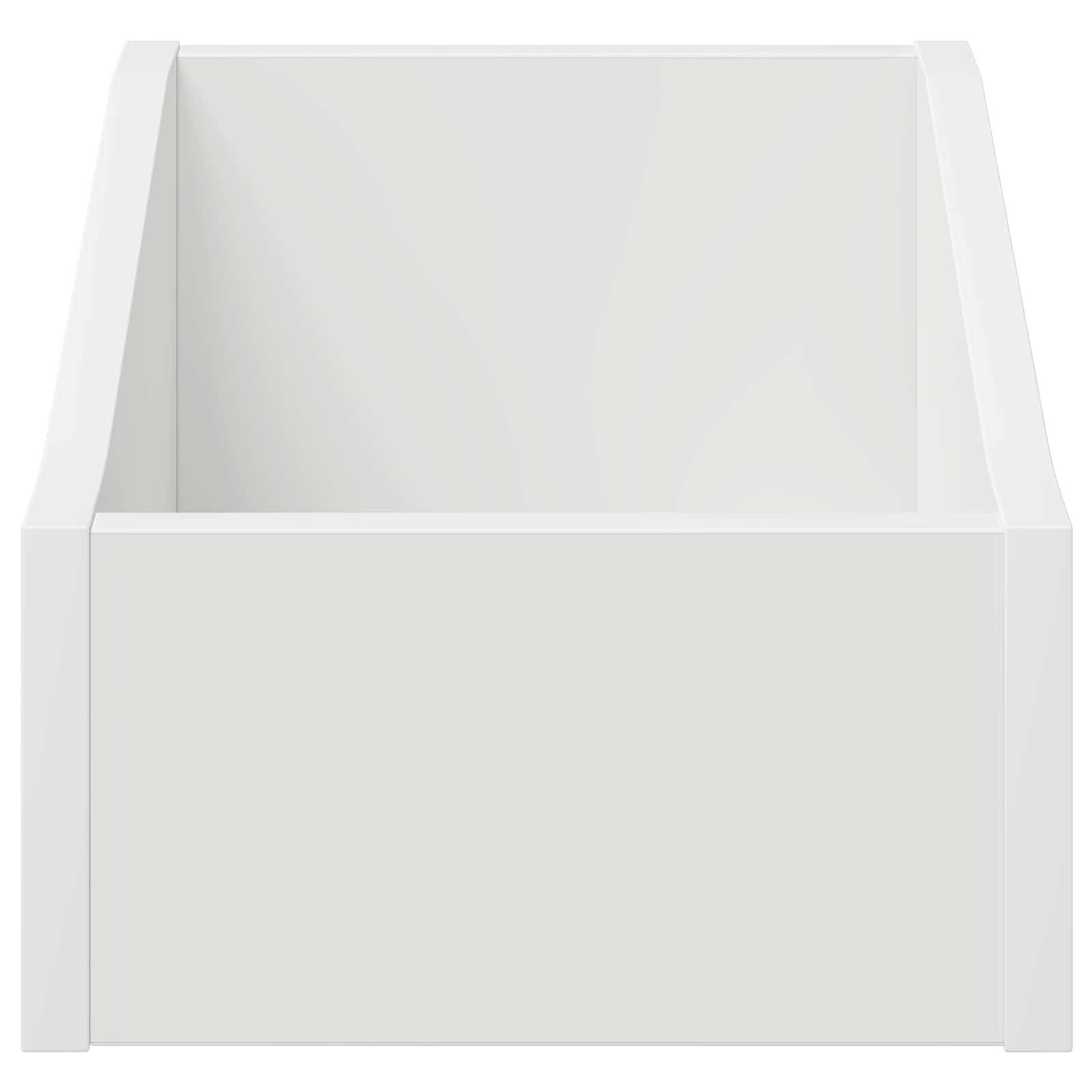 LP Record Box 2 pcs White 23 x 33 x 16 cm Engineered Wood