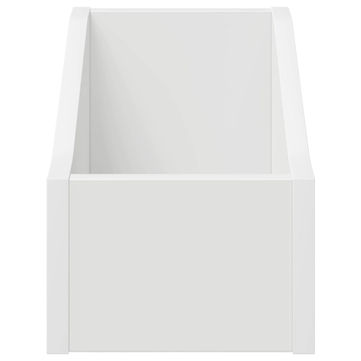 LP Record Box 2 pcs White 18 x 32 x 18 cm Engineered Wood