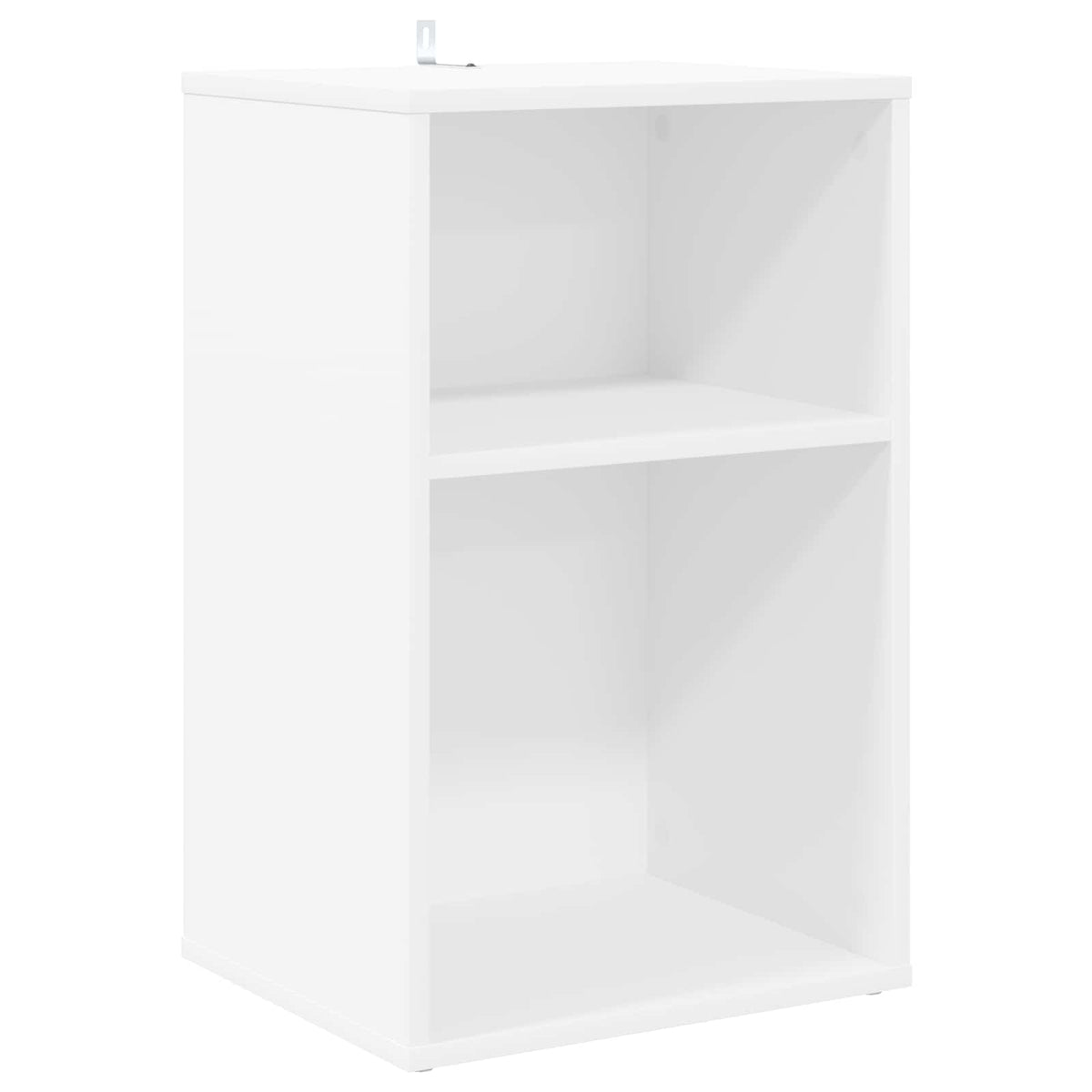 Record Cabinet White 38 x 33 x 61 cm Engineered Wood