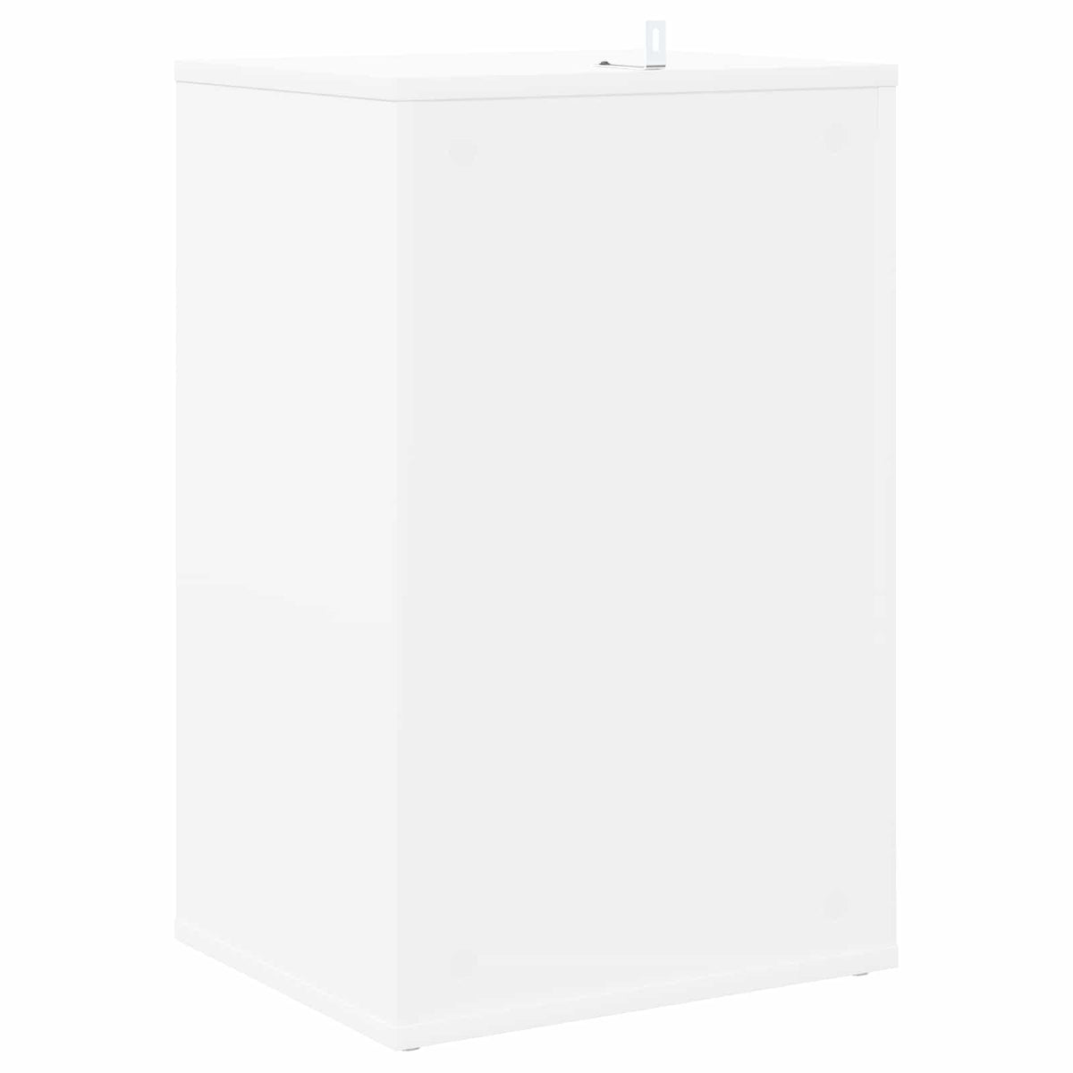 Record Cabinet White 38 x 33 x 61 cm Engineered Wood