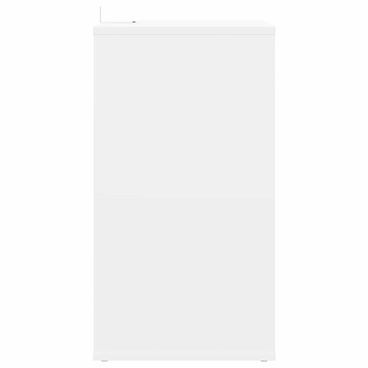Record Cabinet White 38 x 33 x 61 cm Engineered Wood