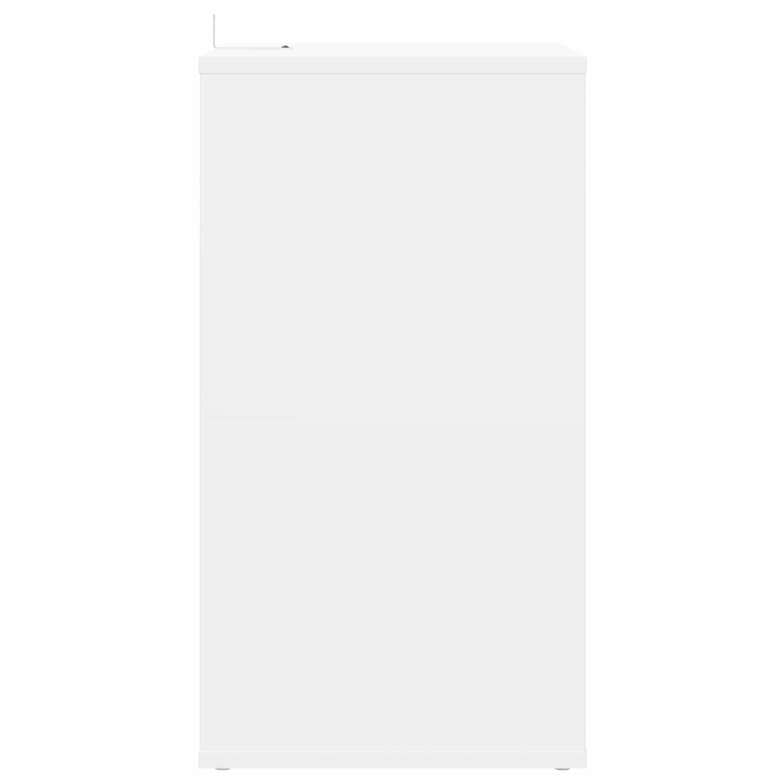 Record Cabinet White 38 x 33 x 61 cm Engineered Wood